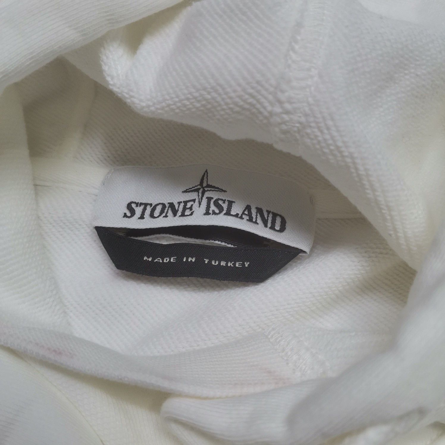 Stone Island Stone Island White Logo Hoodie Size XXL Size US XXL / EU 58 / 5 - 3 Thumbnail