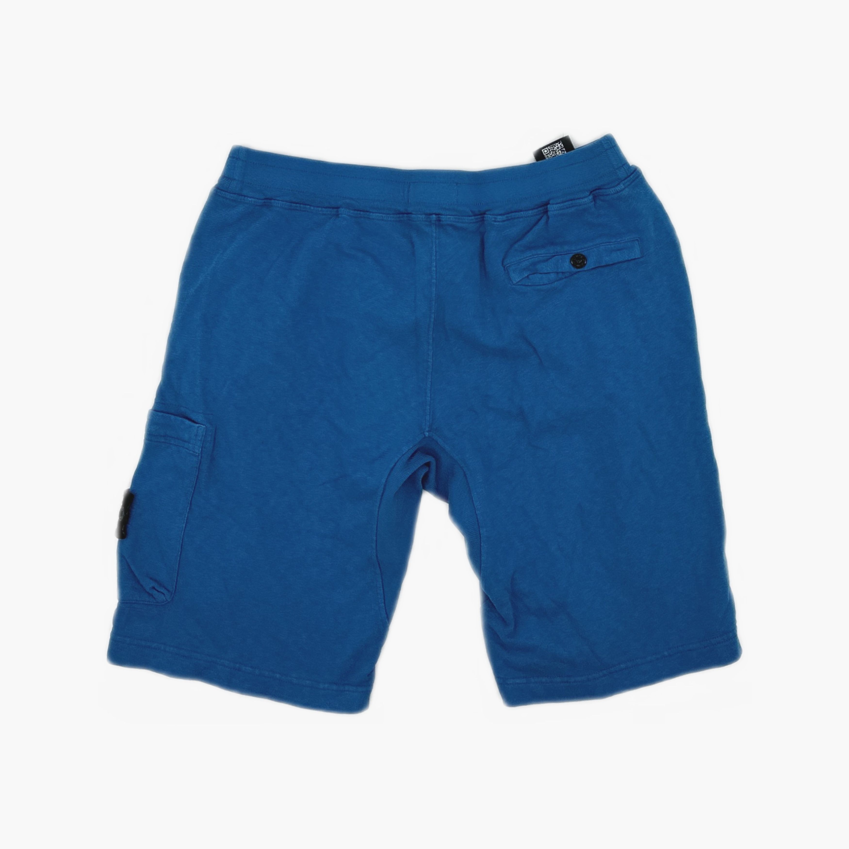 Stone Island Stone Island Blue Cotton Compass Patch Shorts Size L Size US 34 / EU 50 - 2 Thumbnail