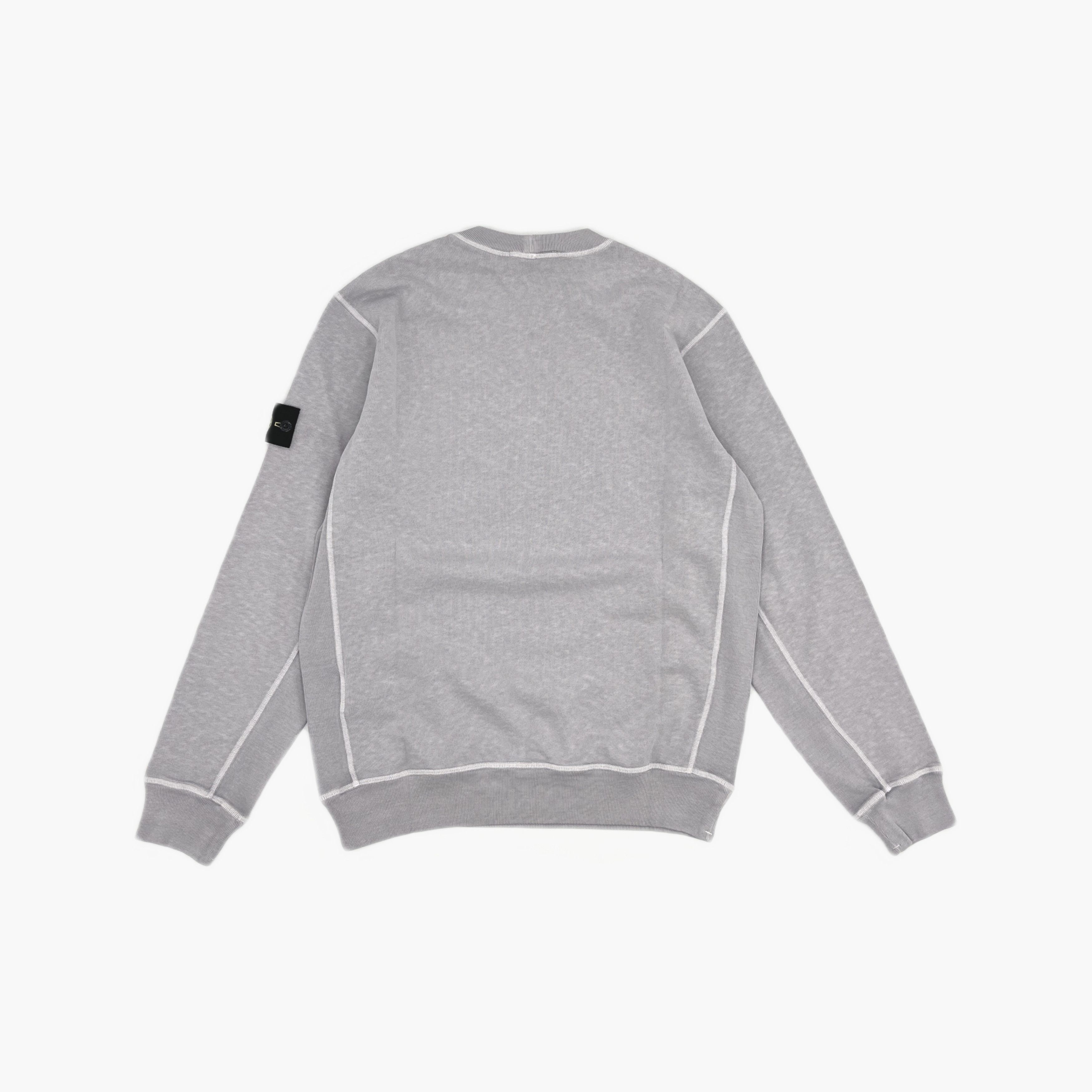 Stone Island Stone Island Lilac Crewneck Sweatshirt Size L Size US L / EU 52-54 / 3 - 2 Thumbnail