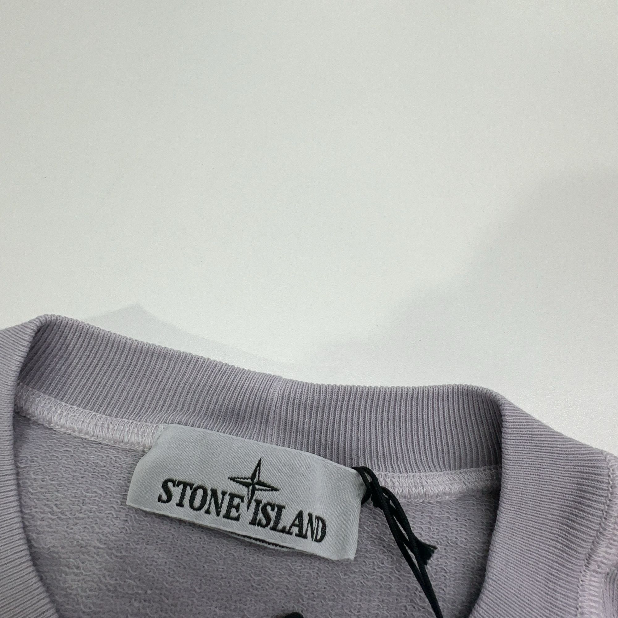 Stone Island Stone Island Lilac Crewneck Sweatshirt Size L Size US L / EU 52-54 / 3 - 4 Thumbnail