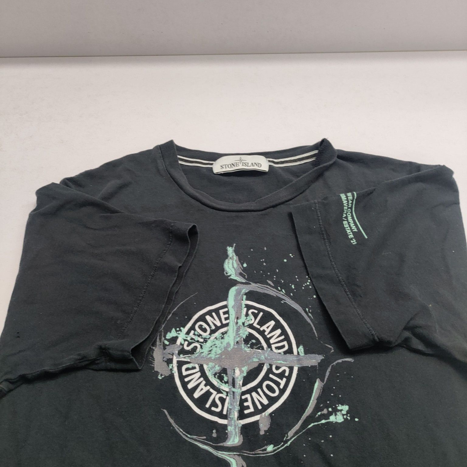 Stone Island Stone Island Graphic Logo T-Shirt Size S Size US S / EU 44-46 / 1 - 13 Thumbnail