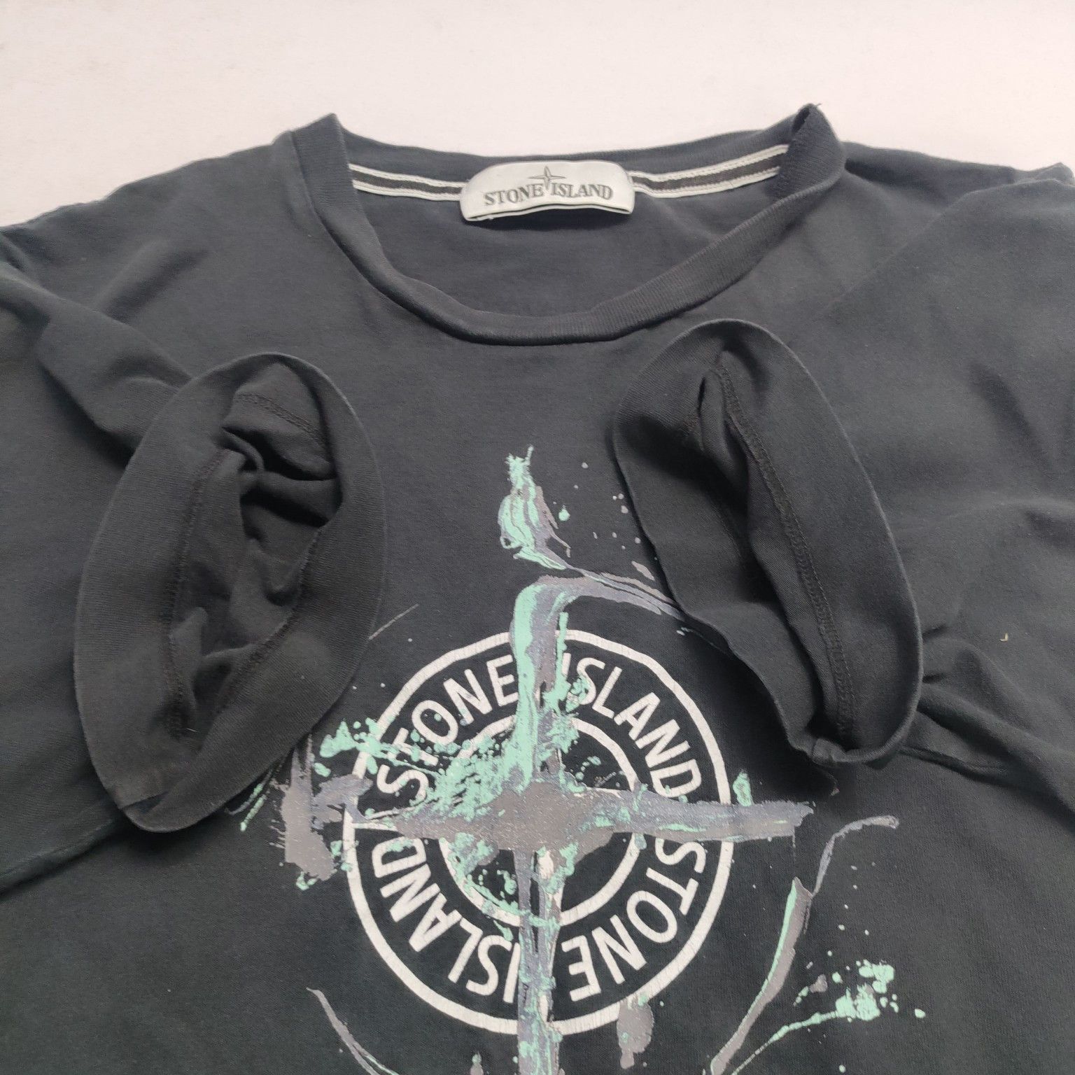 Stone Island Stone Island Graphic Logo T-Shirt Size S Size US S / EU 44-46 / 1 - 14 Thumbnail