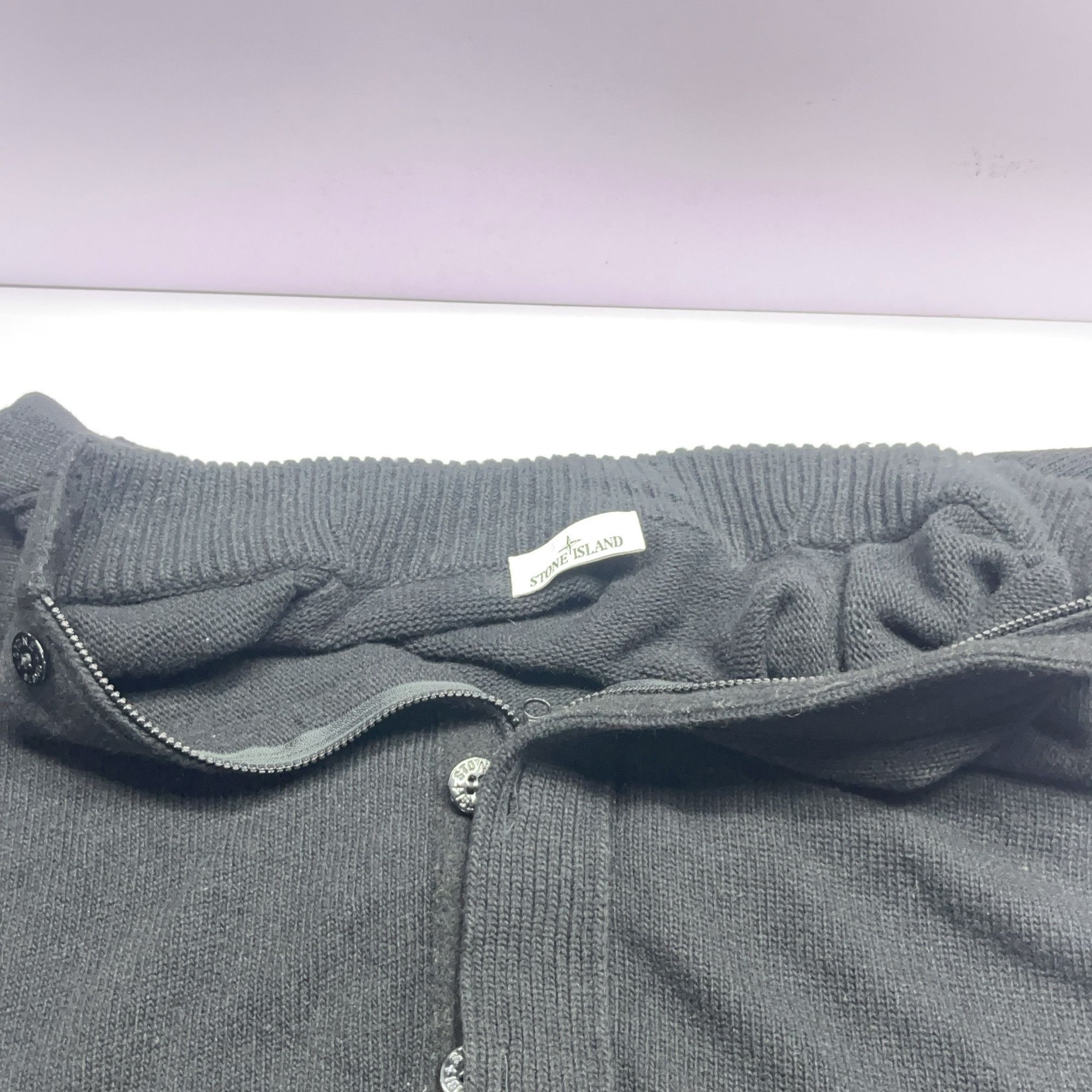 Stone Island Stone Island Logo Patch Knit Sweater Size XXL Size US XXL / EU 58 / 5 - 6 Thumbnail