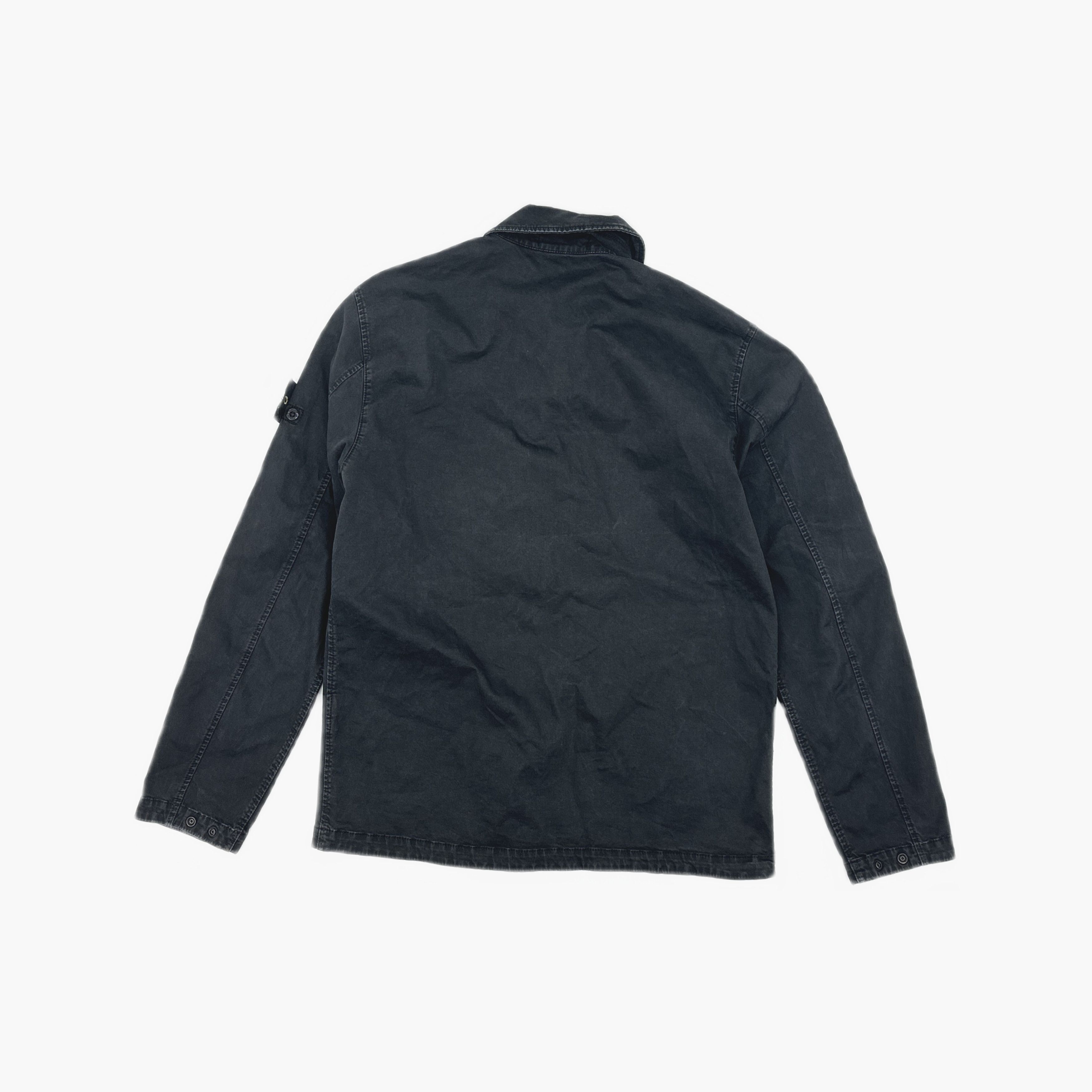 Stone Island Stone Island Compass Badge Overshirt Black M Size US M / EU 48-50 / 2 - 2 Thumbnail