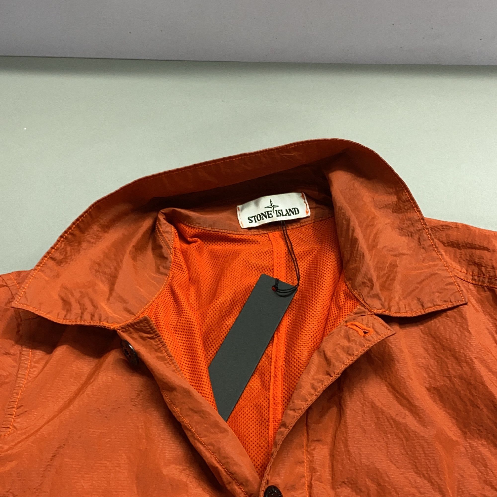 Stone Island Stone Island Membrana Orange Light Jacket Size S Size US S / EU 44-46 / 1 - 8 Thumbnail