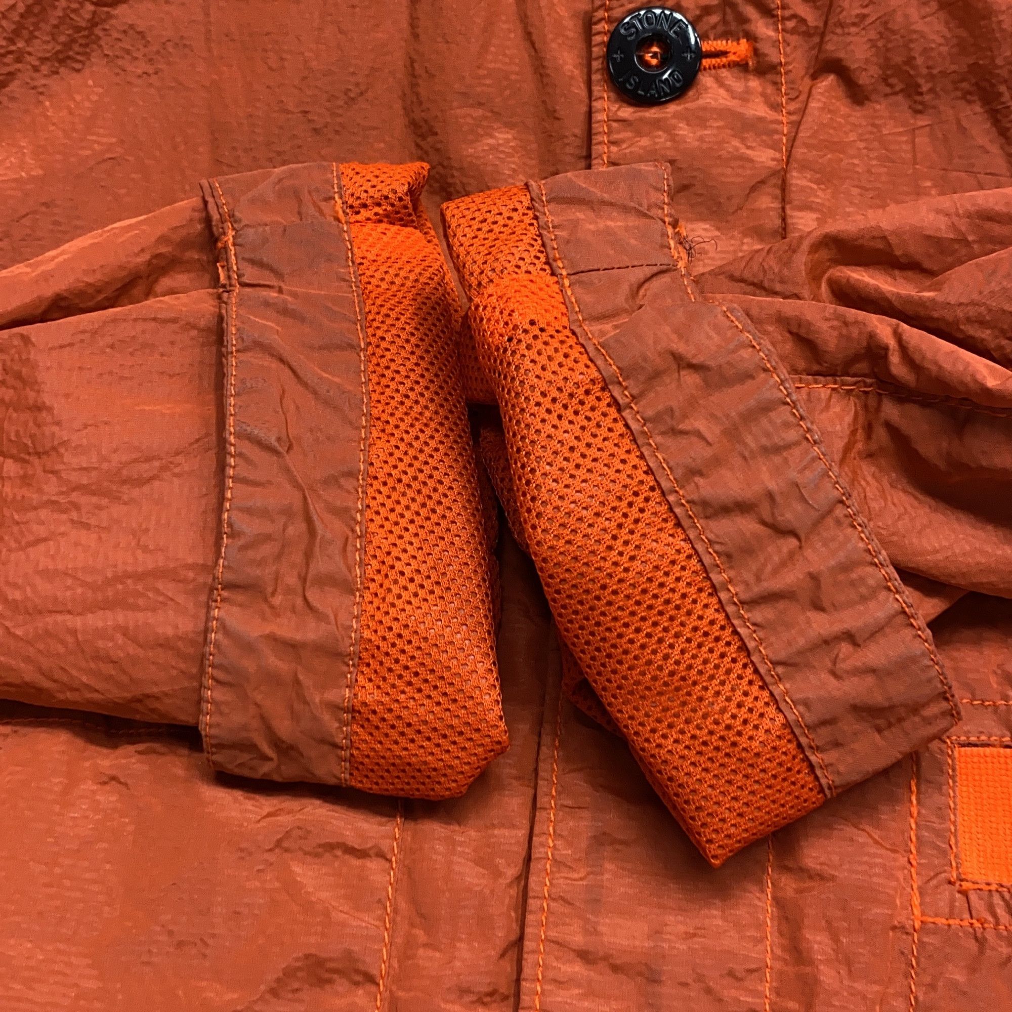 Stone Island Stone Island Membrana Orange Light Jacket Size S Size US S / EU 44-46 / 1 - 14 Thumbnail