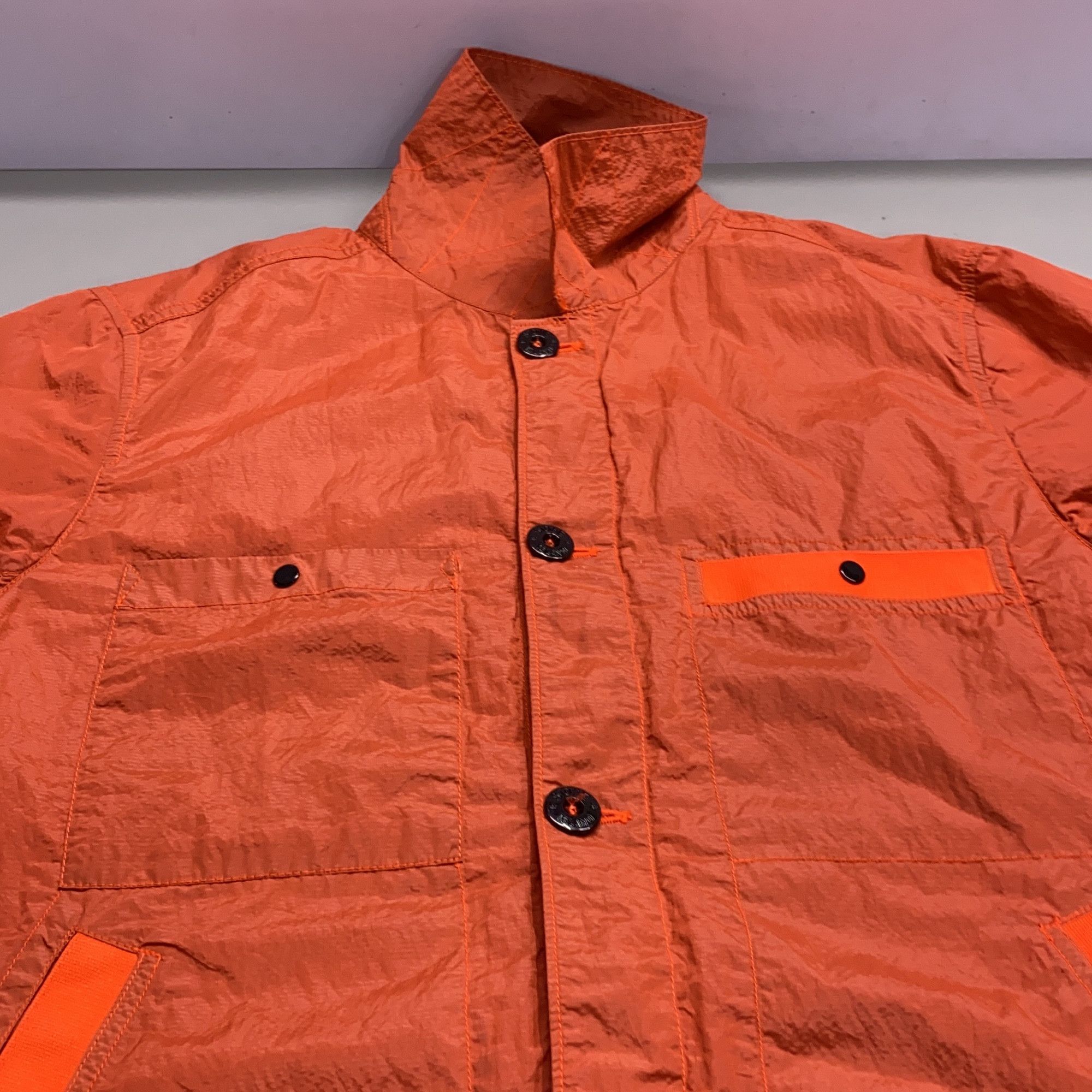 Stone Island Stone Island Membrana Orange Light Jacket Size S Size US S / EU 44-46 / 1 - 9 Thumbnail