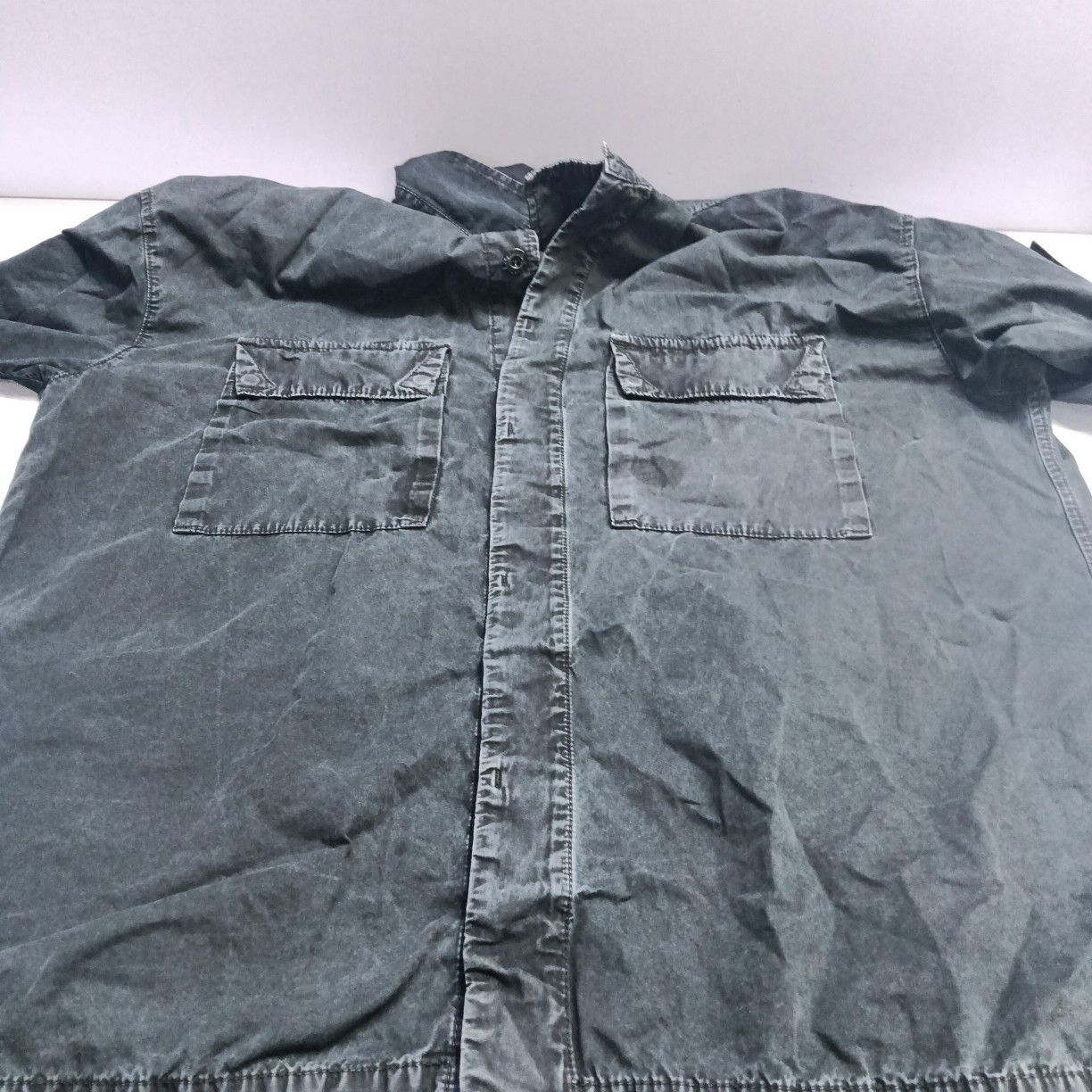 Stone Island Stone Island Washed Cotton Overshirt Size M Size US M / EU 48-50 / 2 - 9 Thumbnail