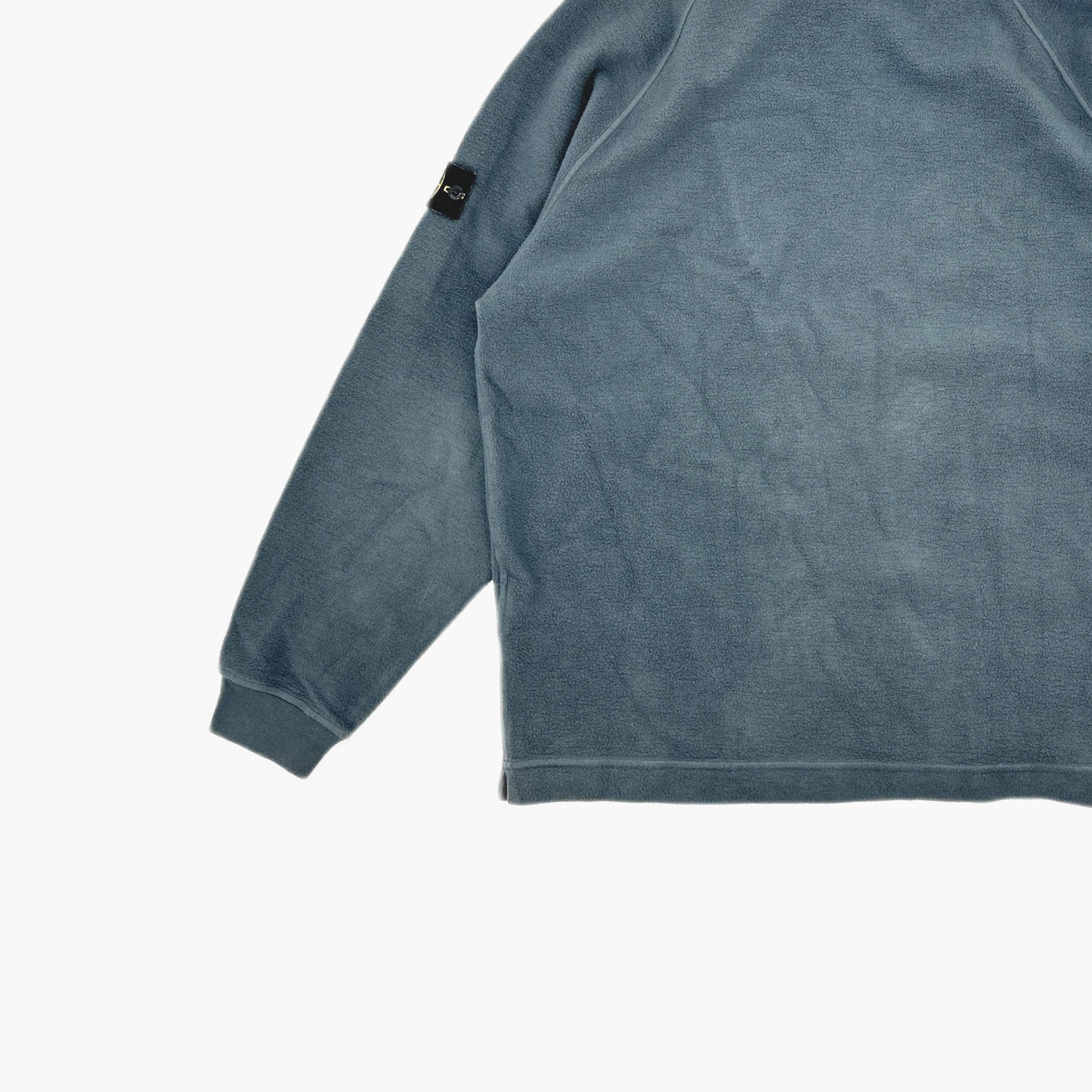 Stone Island Stone Island Fleece Pullover Blue Size XXL Size US XXL / EU 58 / 5 - 4 Thumbnail
