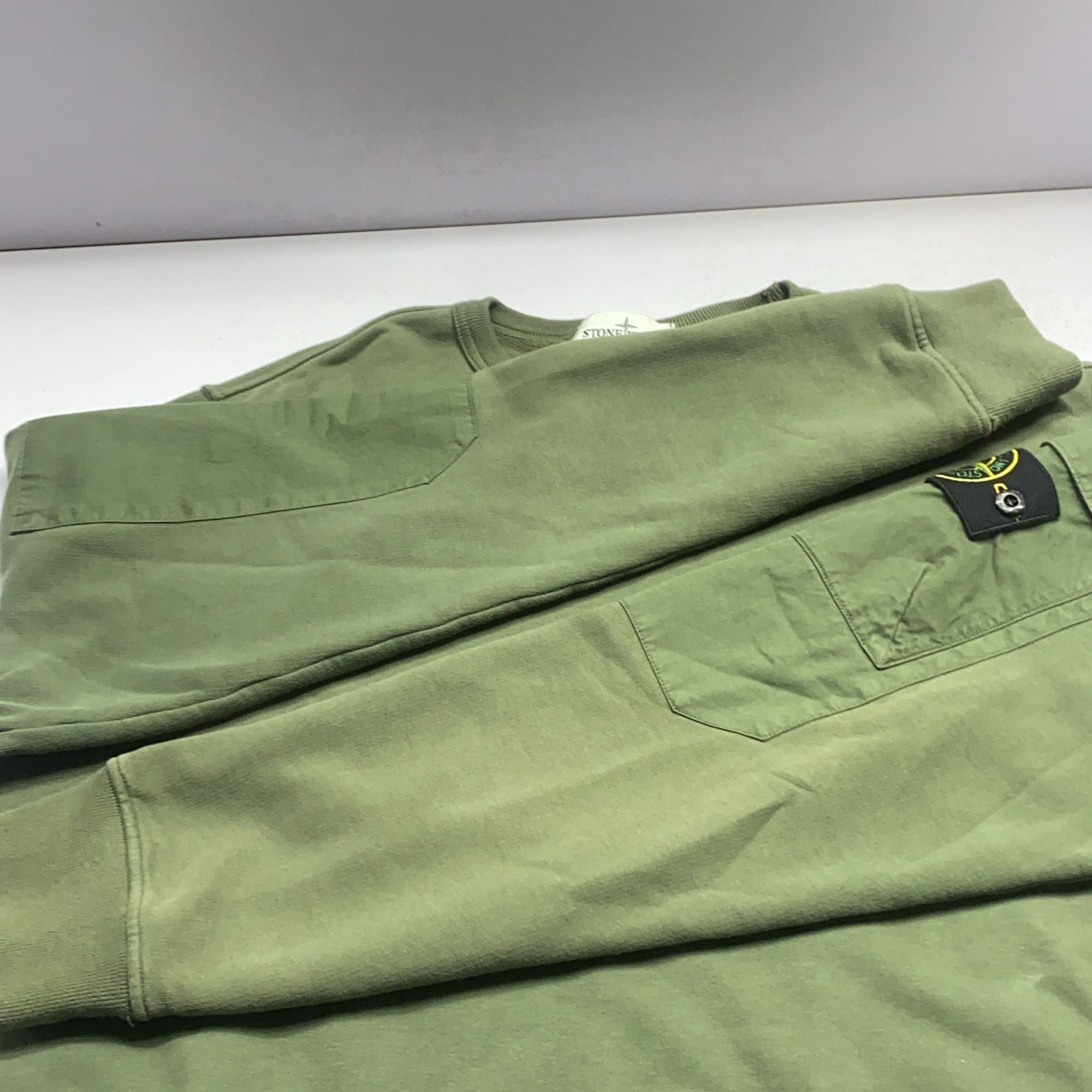 Stone Island Stone Island Green Logo Patch Sweatshirt Size XL Size US XL / EU 56 / 4 - 10 Thumbnail