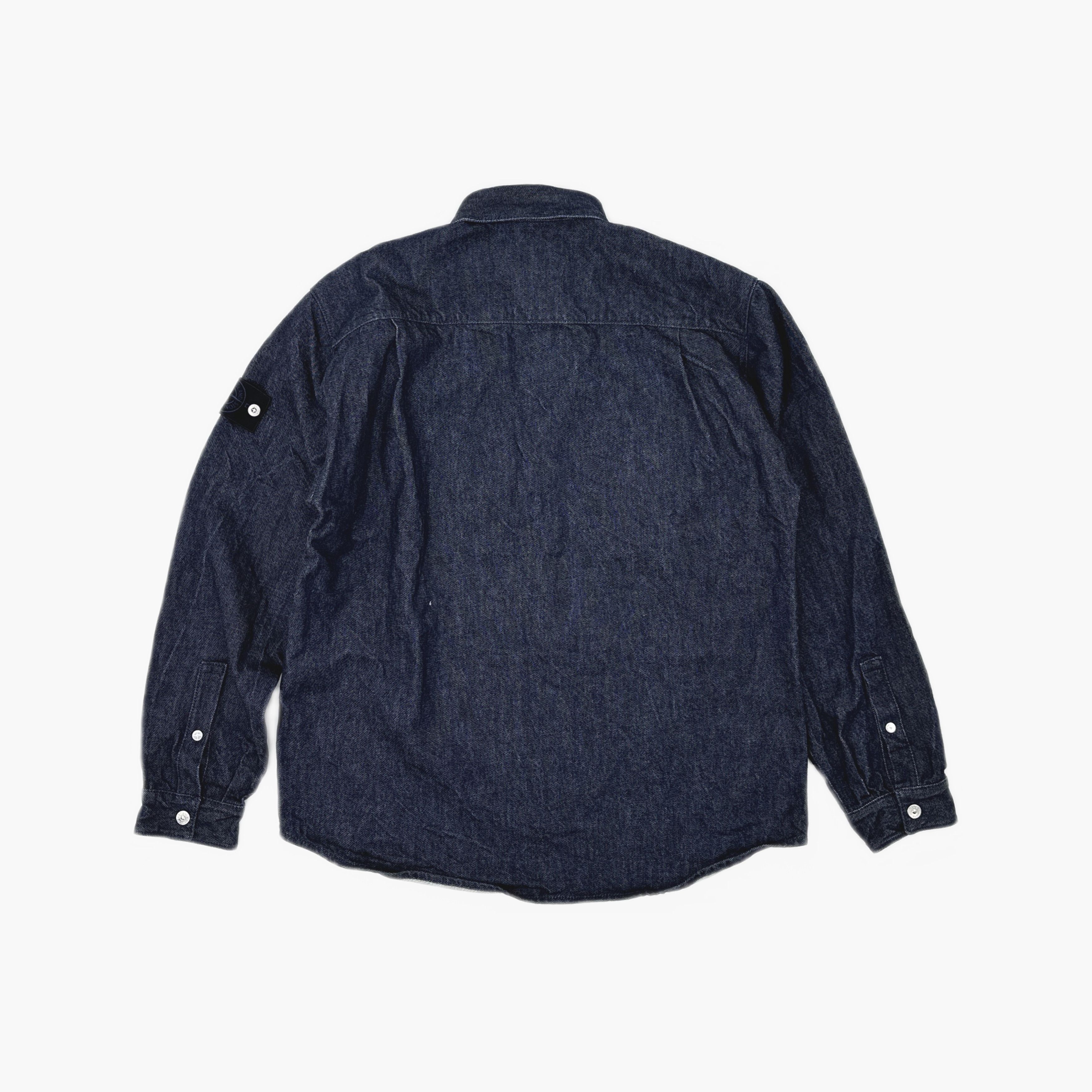 Stone Island Stone Island Denim Research Denim Shirt Size L Size US L / EU 52-54 / 3 - 2 Thumbnail