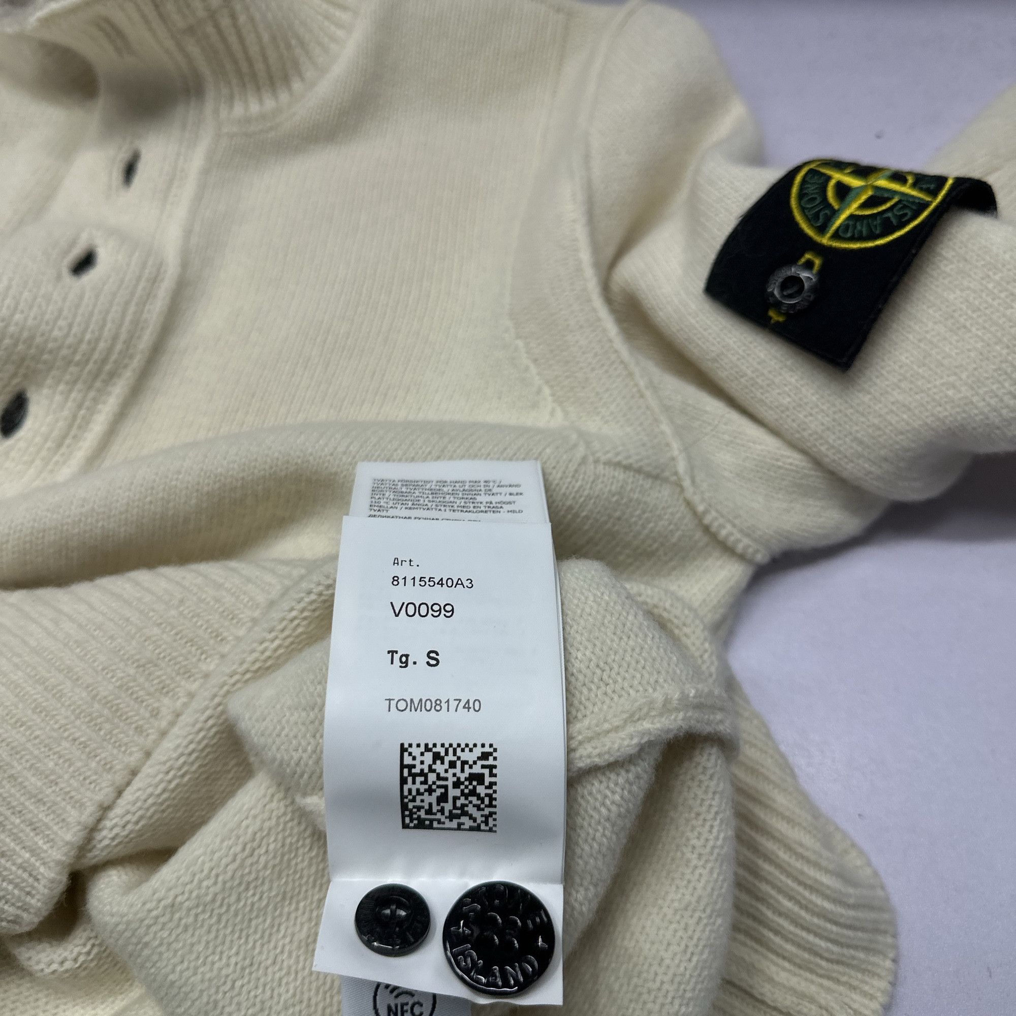 Stone Island Stone Island Ribbed Sweater Size S Size US S / EU 44-46 / 1 - 4 Thumbnail
