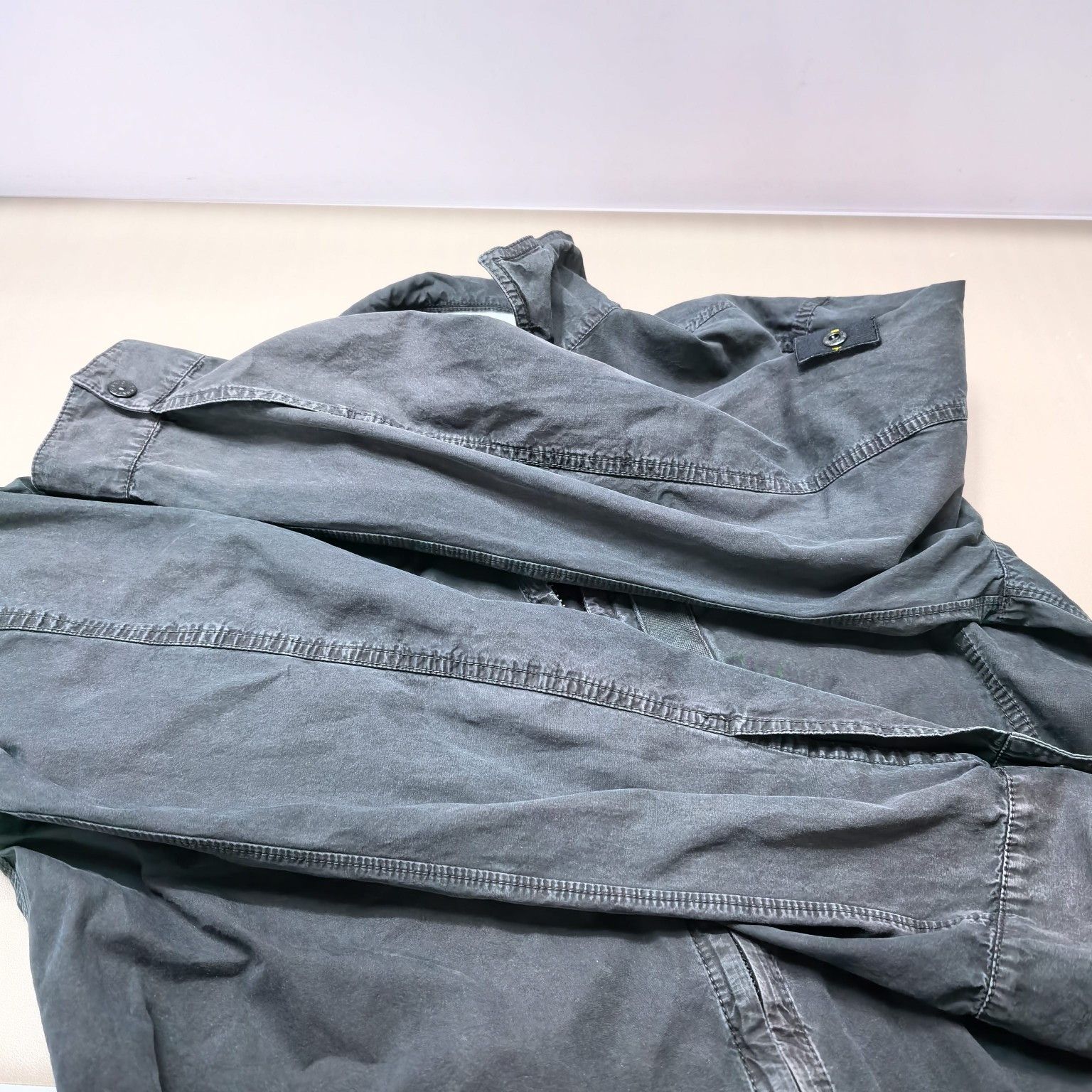 Stone Island Stone Island Garment Dyed Zip Jacket Size L Size US L / EU 52-54 / 3 - 10 Thumbnail