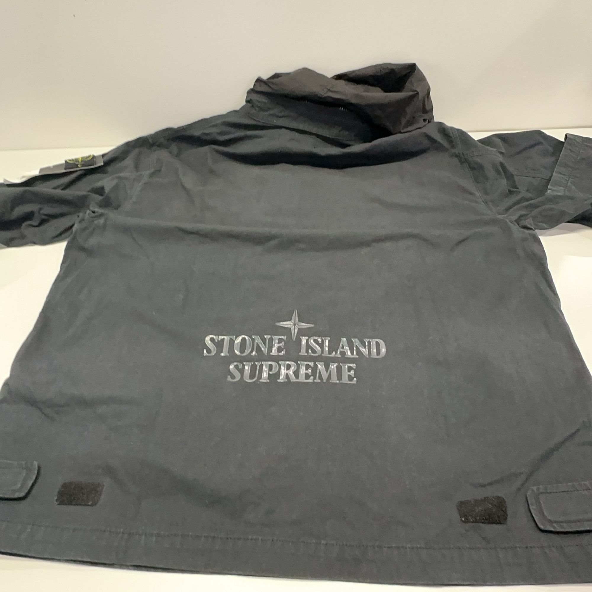 Stone Island × Supreme Supreme x Stone Island Hooded Jacket Black Size S Size US S / EU 44-46 / 1 - 19 Thumbnail