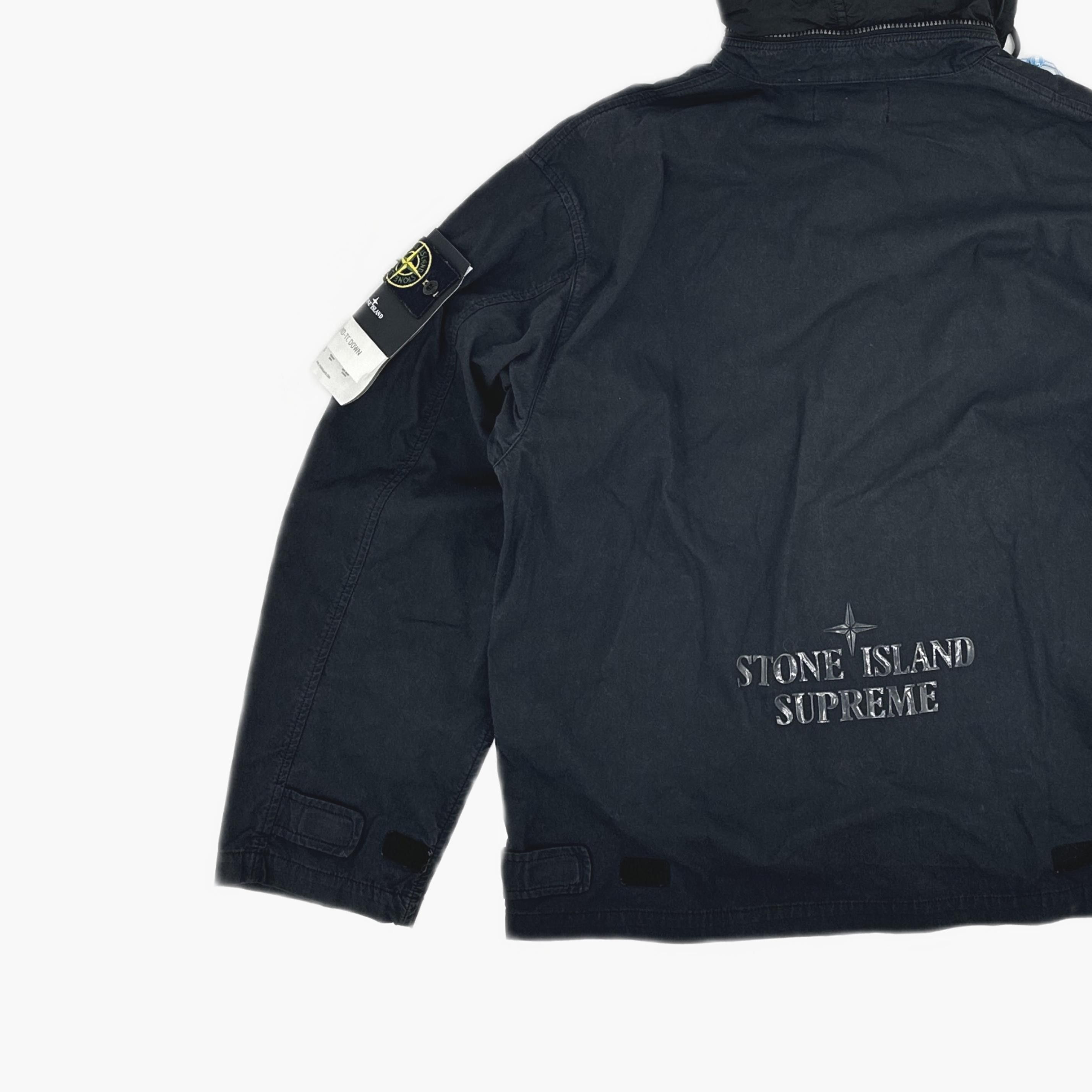Stone Island × Supreme Supreme x Stone Island Hooded Jacket Black Size S Size US S / EU 44-46 / 1 - 4 Thumbnail
