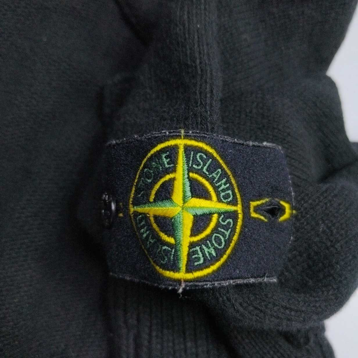 Stone Island Stone Island Black Buttoned Knit Sweater Size XL Size US XL / EU 56 / 4 - 4 Thumbnail