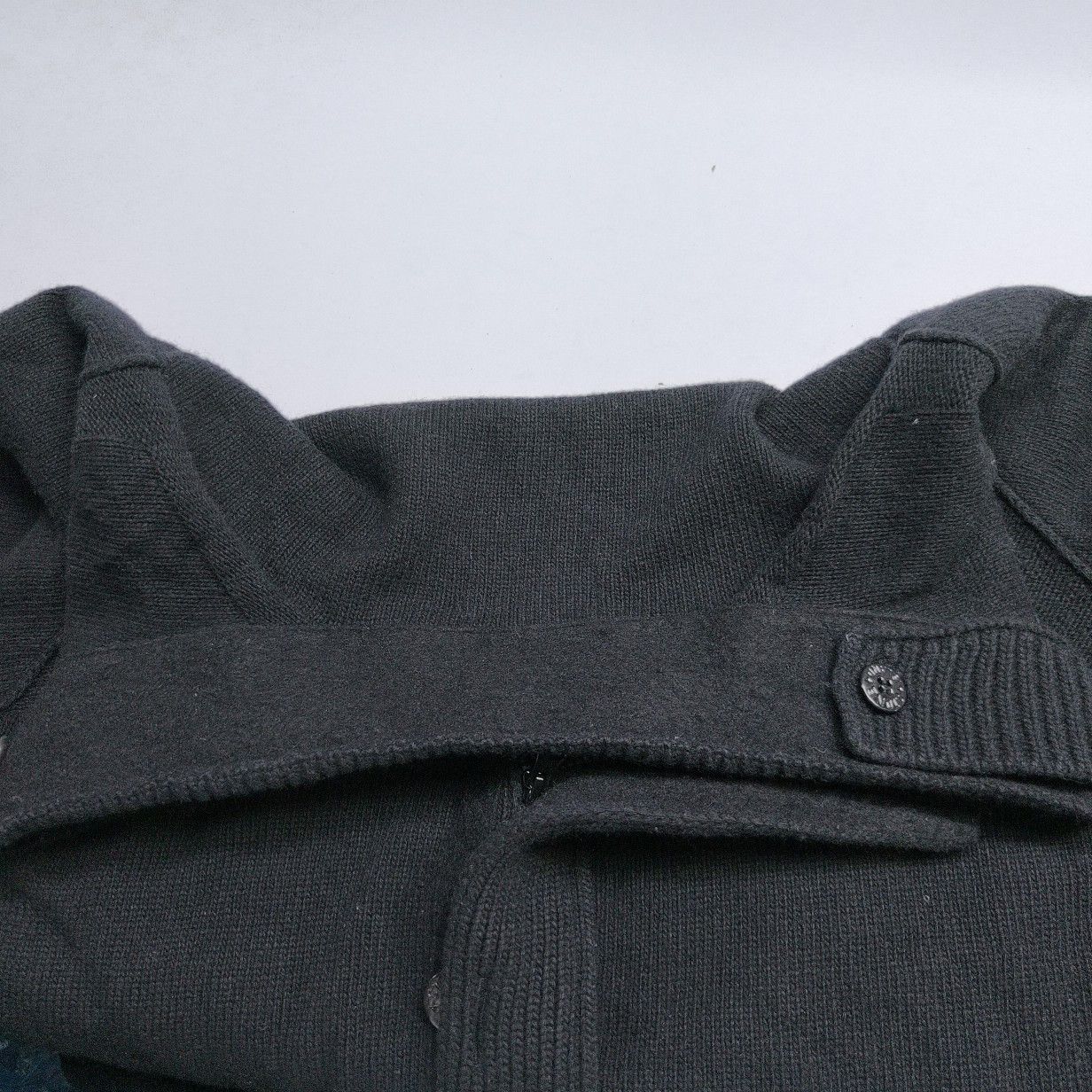Stone Island Stone Island Black Buttoned Knit Sweater Size XL Size US XL / EU 56 / 4 - 8 Thumbnail
