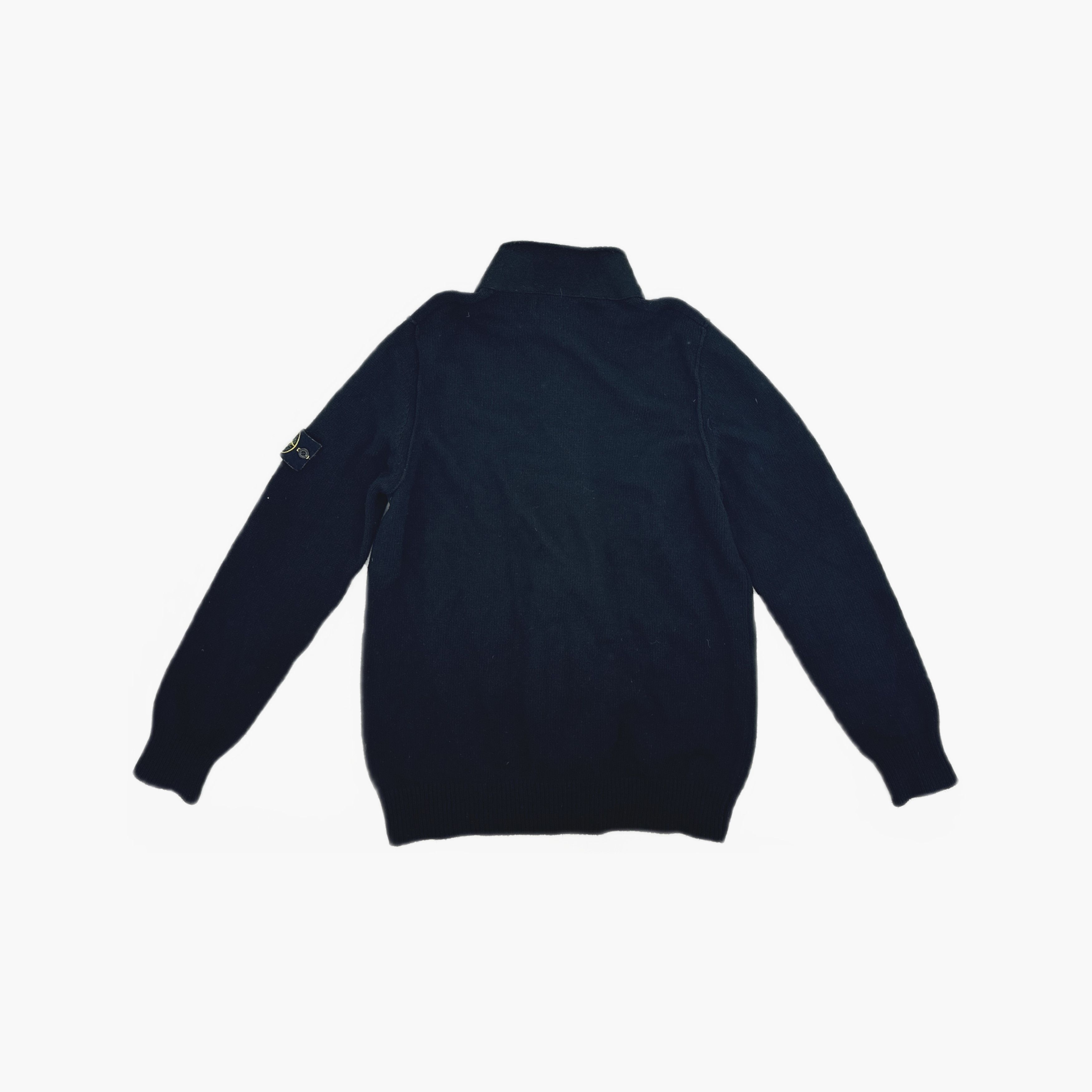 Stone Island Stone Island Black Buttoned Knit Sweater Size XL Size US XL / EU 56 / 4 - 2 Thumbnail