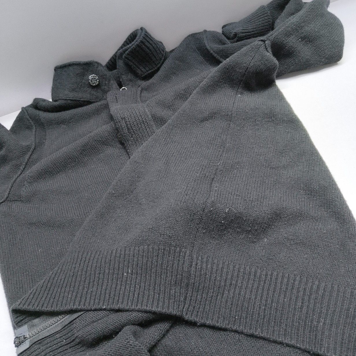 Stone Island Stone Island Black Buttoned Knit Sweater Size XL Size US XL / EU 56 / 4 - 20 Thumbnail