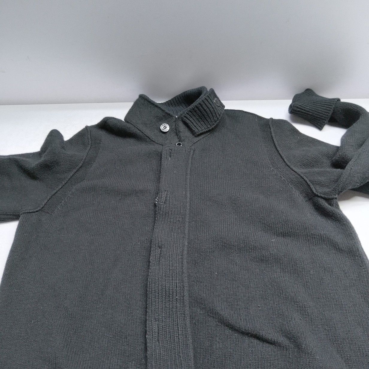 Stone Island Stone Island Black Buttoned Knit Sweater Size XL Size US XL / EU 56 / 4 - 16 Thumbnail