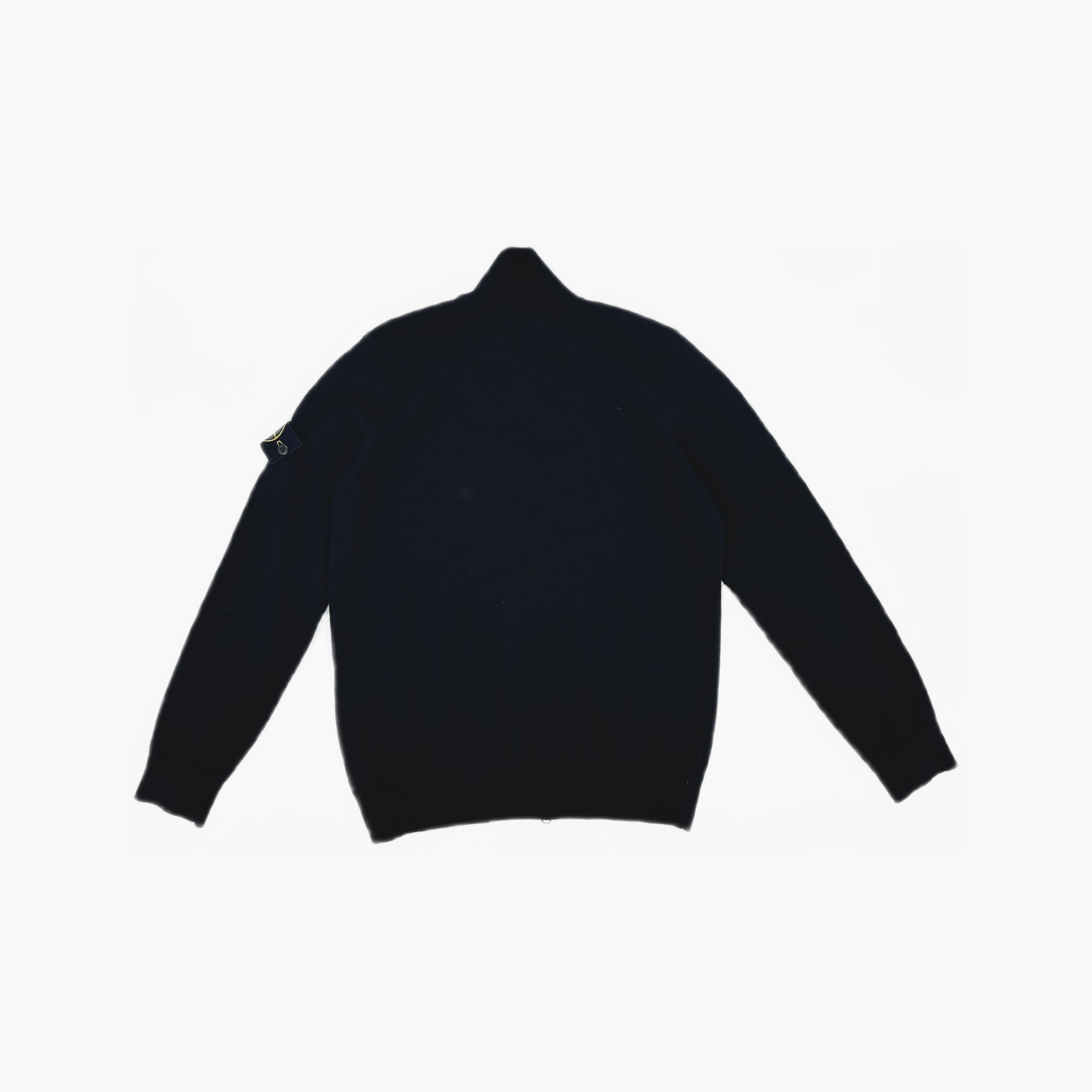 Stone Island Stone Island Zip-Up Wool Sweater Black Size M Size US M / EU 48-50 / 2 - 2 Thumbnail