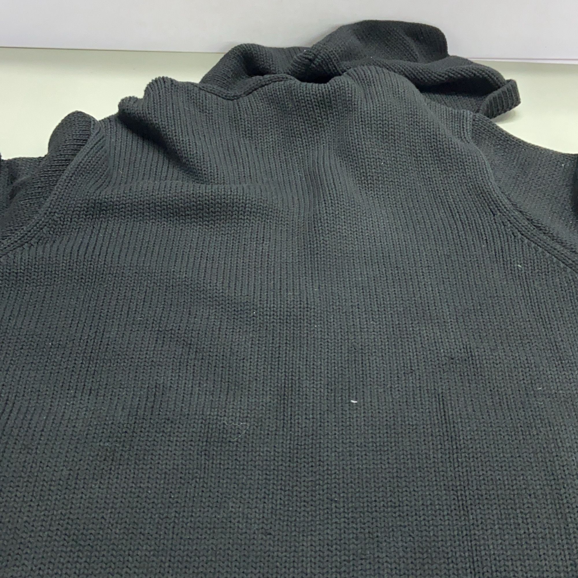 Stone Island Stone Island Compass Patch Knit Zip-Up Hoodie Size M Size US M / EU 48-50 / 2 - 7 Thumbnail