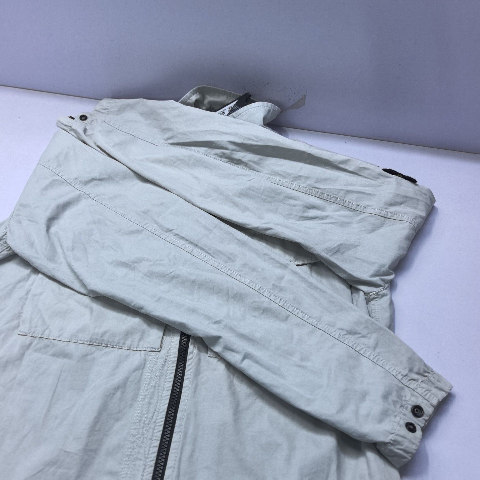 Stone Island Stone Island Pearl Gray Overshirt Size L Size US L / EU 52-54 / 3 - 13 Thumbnail