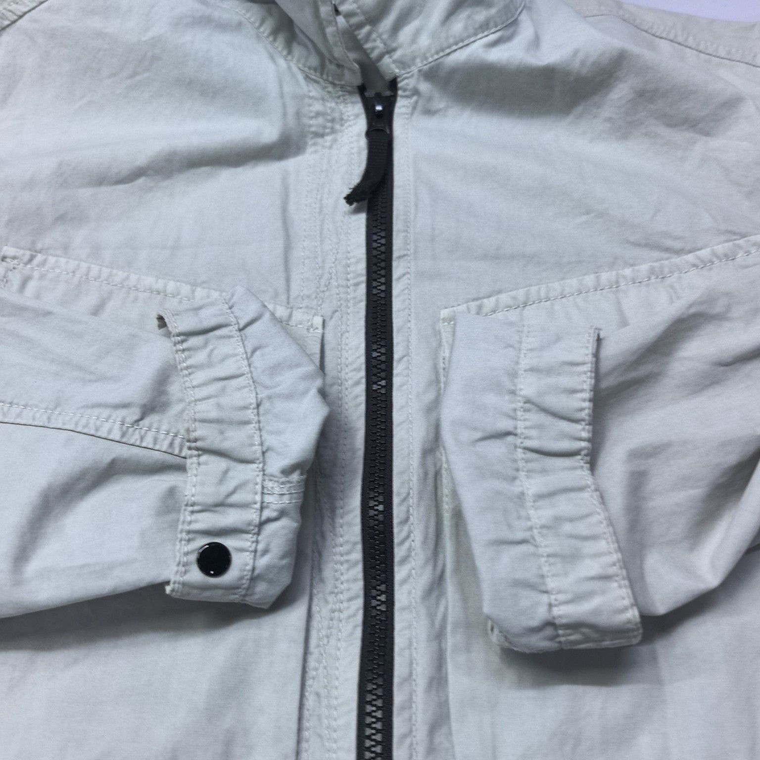 Stone Island Stone Island Pearl Gray Overshirt Size L Size US L / EU 52-54 / 3 - 11 Thumbnail