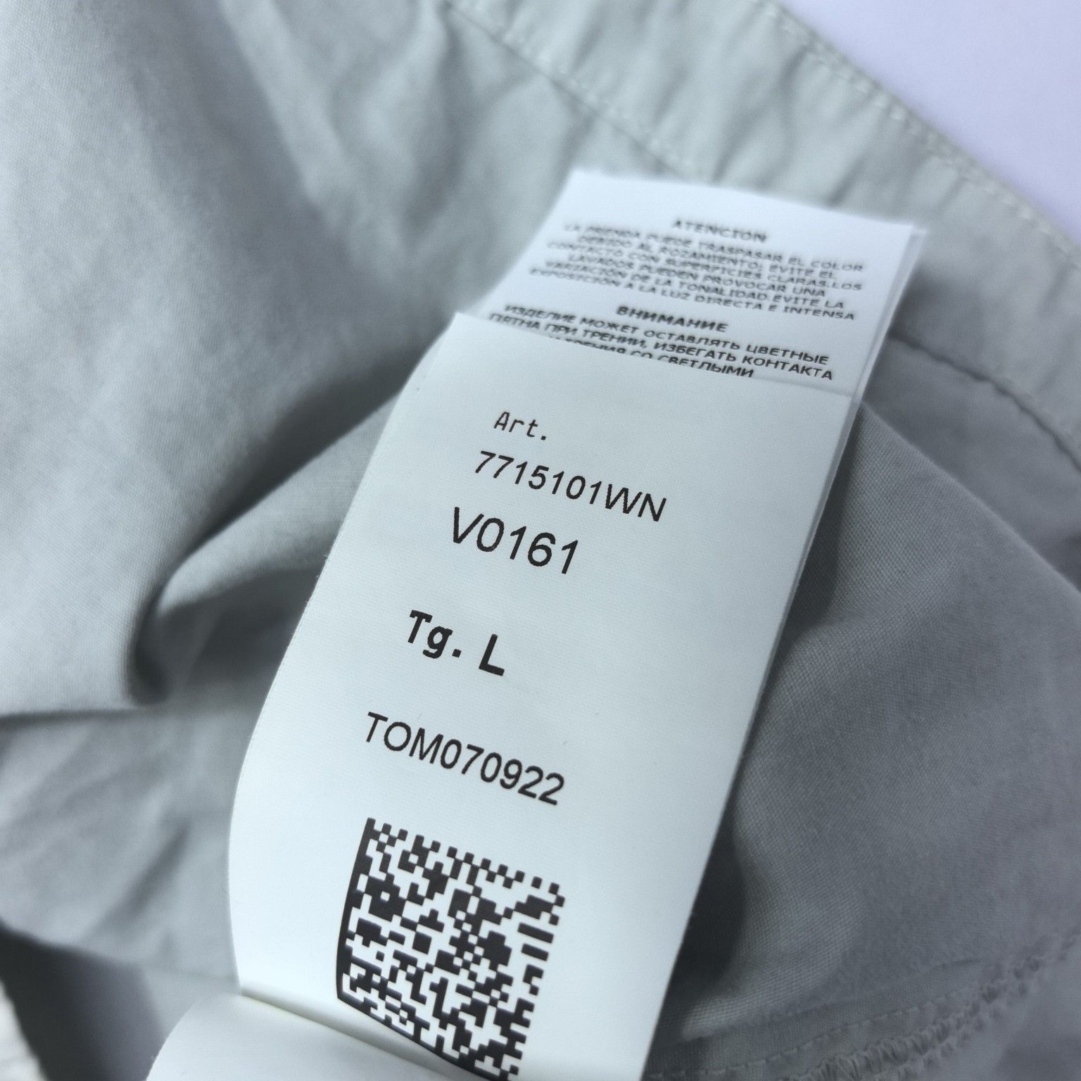 Stone Island Stone Island Pearl Gray Overshirt Size L Size US L / EU 52-54 / 3 - 7 Thumbnail