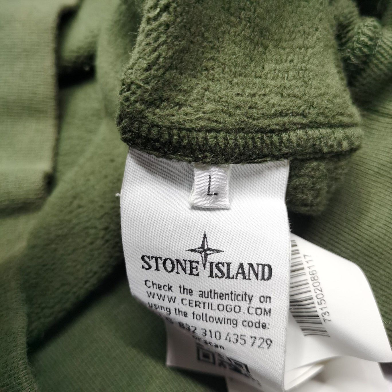 Stone Island Stone Island Logo Patch Hoodie Size L Size US L / EU 52-54 / 3 - 3 Thumbnail
