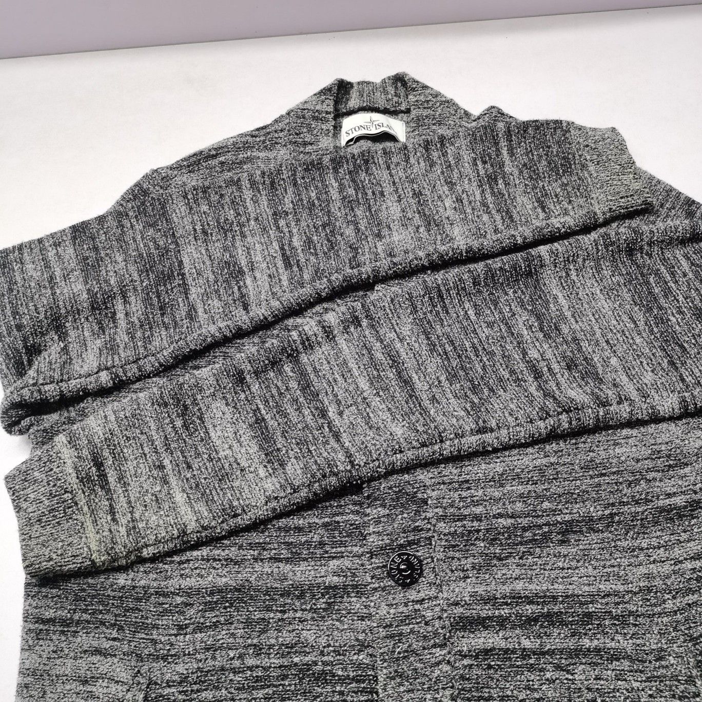 Stone Island Stone Island Melange Knit Cardigan Size S Size US S / EU 44-46 / 1 - 15 Thumbnail