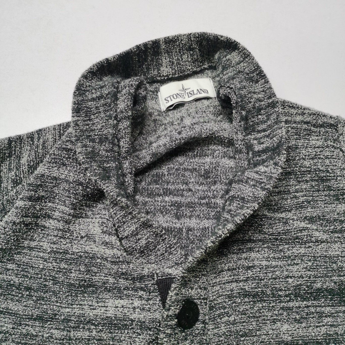 Stone Island Stone Island Melange Knit Cardigan Size S Size US S / EU 44-46 / 1 - 14 Thumbnail