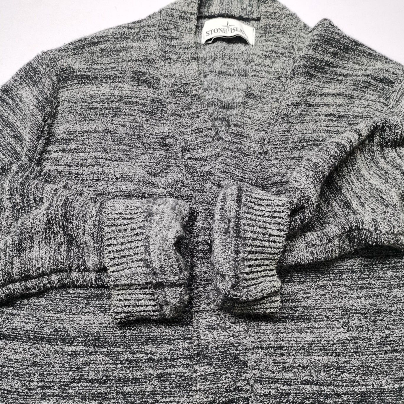 Stone Island Stone Island Melange Knit Cardigan Size S Size US S / EU 44-46 / 1 - 16 Thumbnail