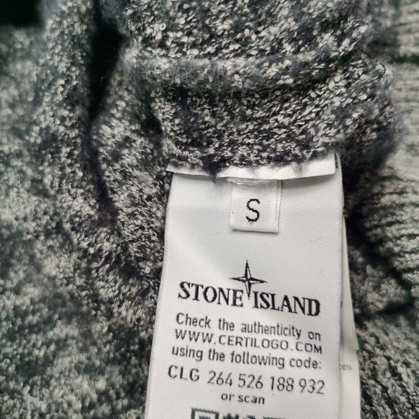 Stone Island Stone Island Melange Knit Cardigan Size S Size US S / EU 44-46 / 1 - 8 Thumbnail