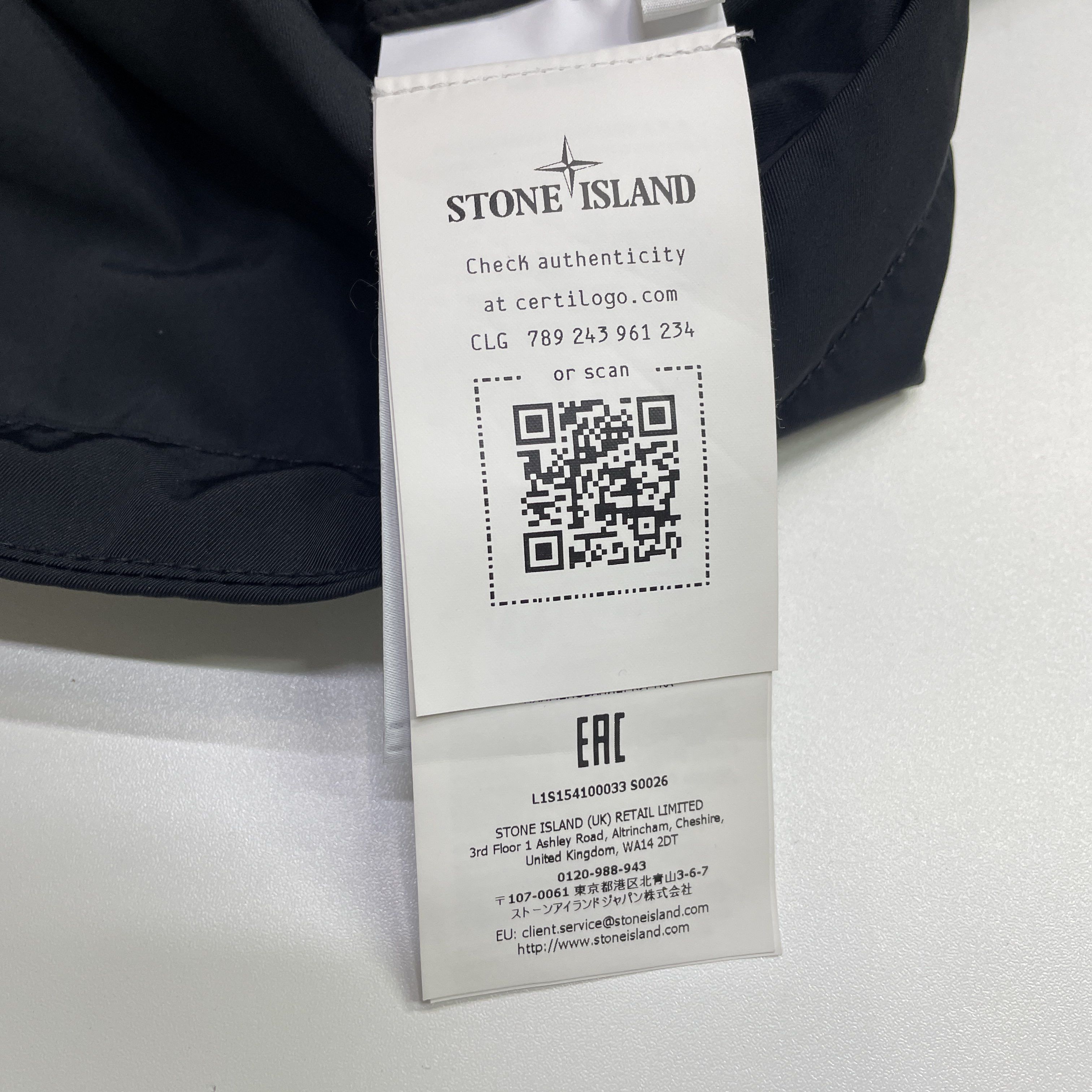 Stone Island Stone Island Nylon Stand Collar Jacket Size XL Size US XL / EU 56 / 4 - 3 Thumbnail