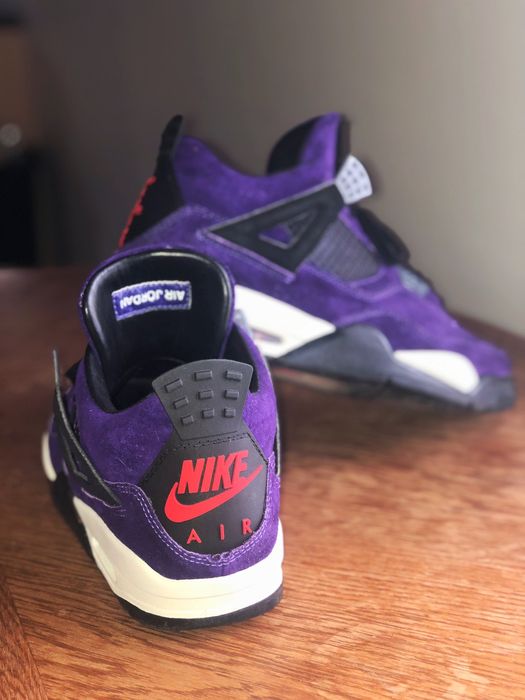 Nike Air Jordan IV Retro Travis Scott 'Purple', Size 11.5, Scarce Air, 2021