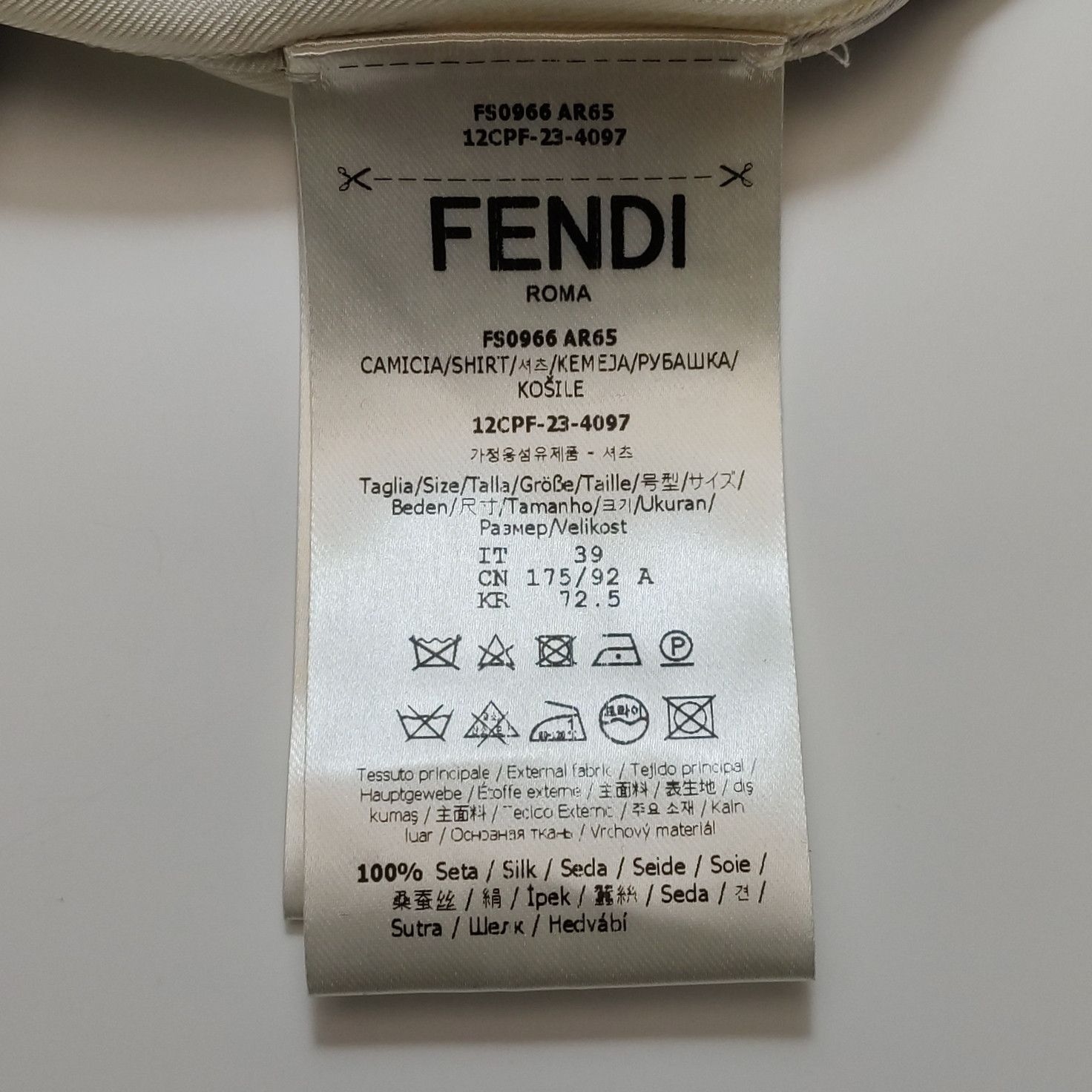 Fendi Fendi Men m Button Ups Size US M / EU 48-50 / 2 - 7 Thumbnail