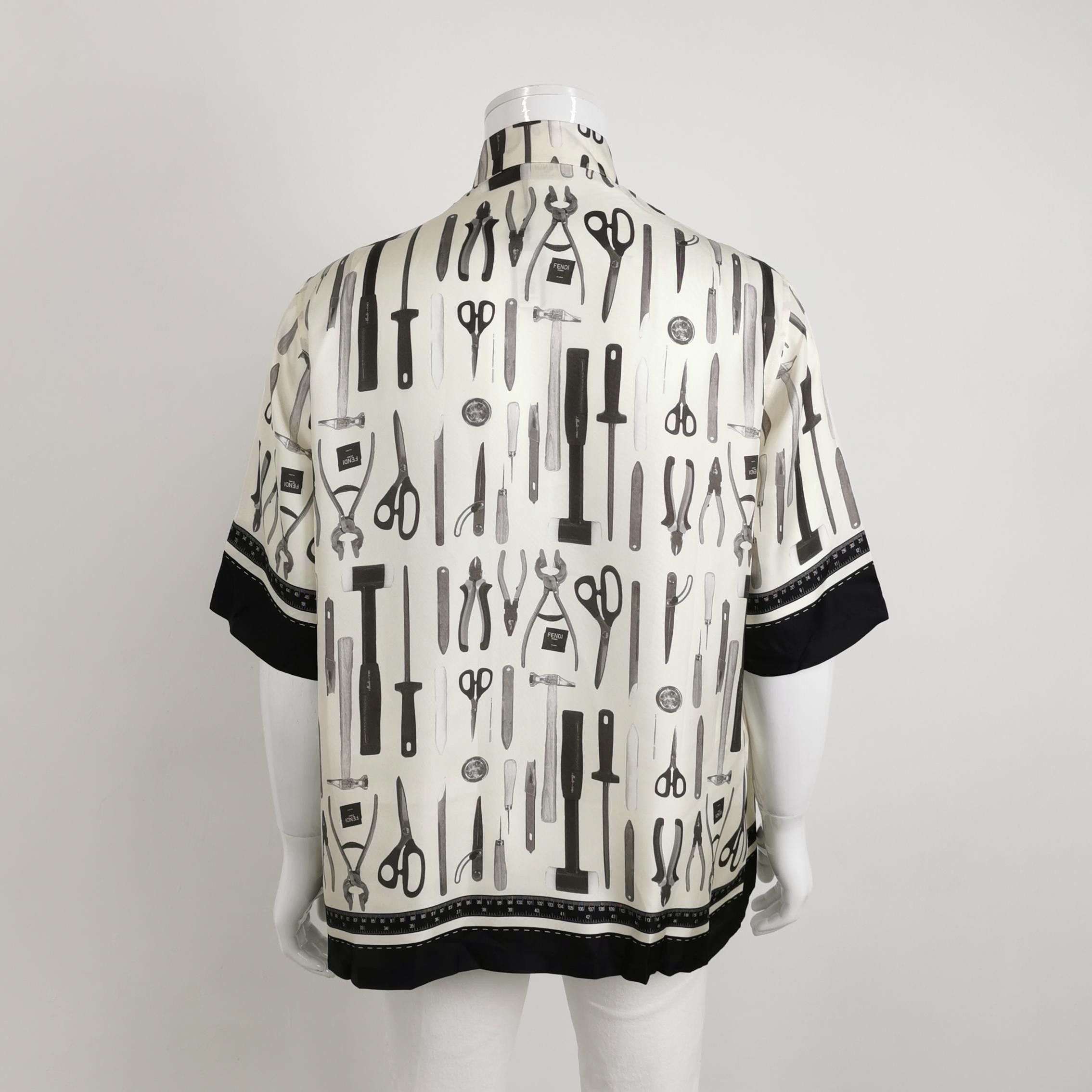 Fendi Fendi Men m Button Ups Size US M / EU 48-50 / 2 - 2 Thumbnail