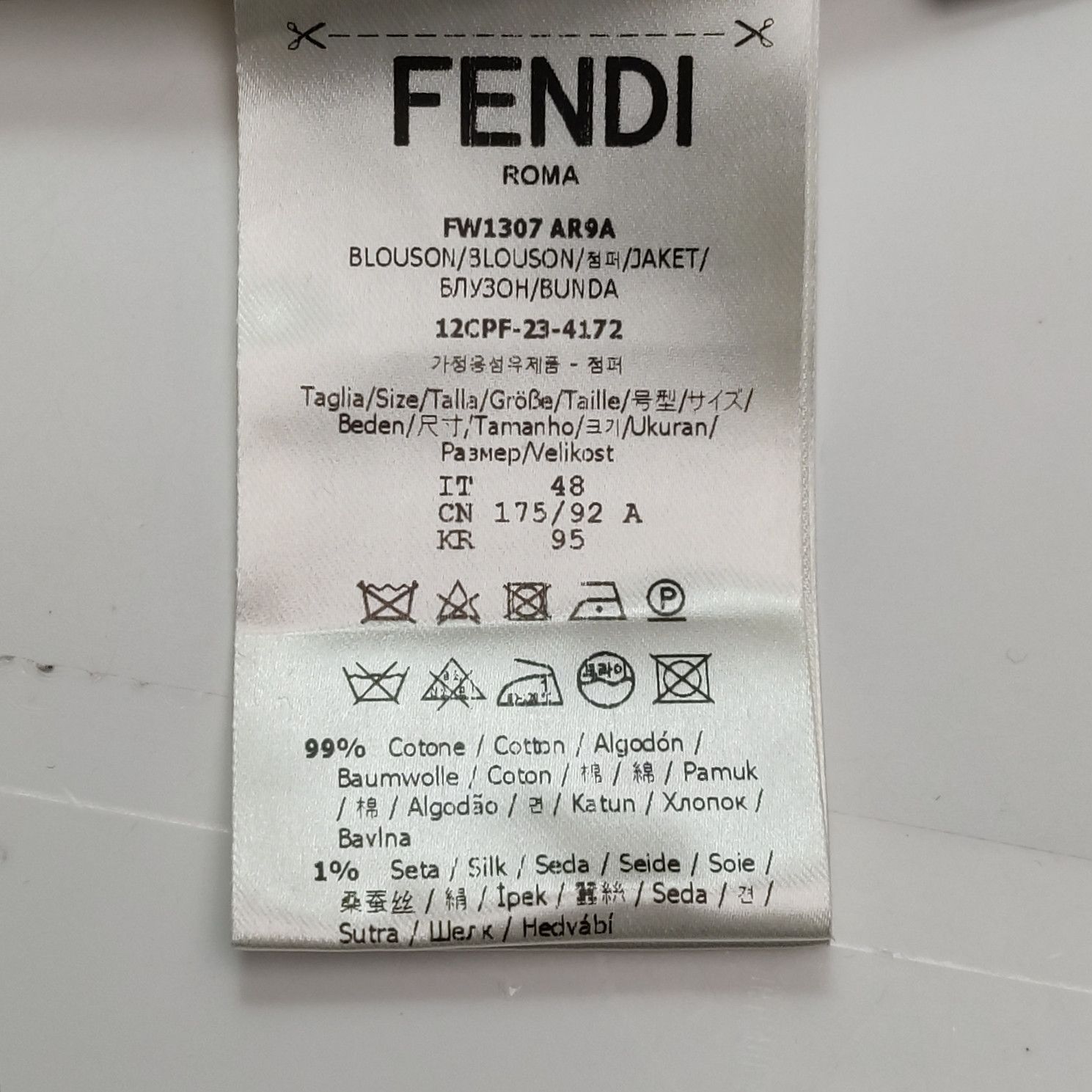 Fendi Fendi Men m Light Jackets Size US M / EU 48-50 / 2 - 8 Thumbnail