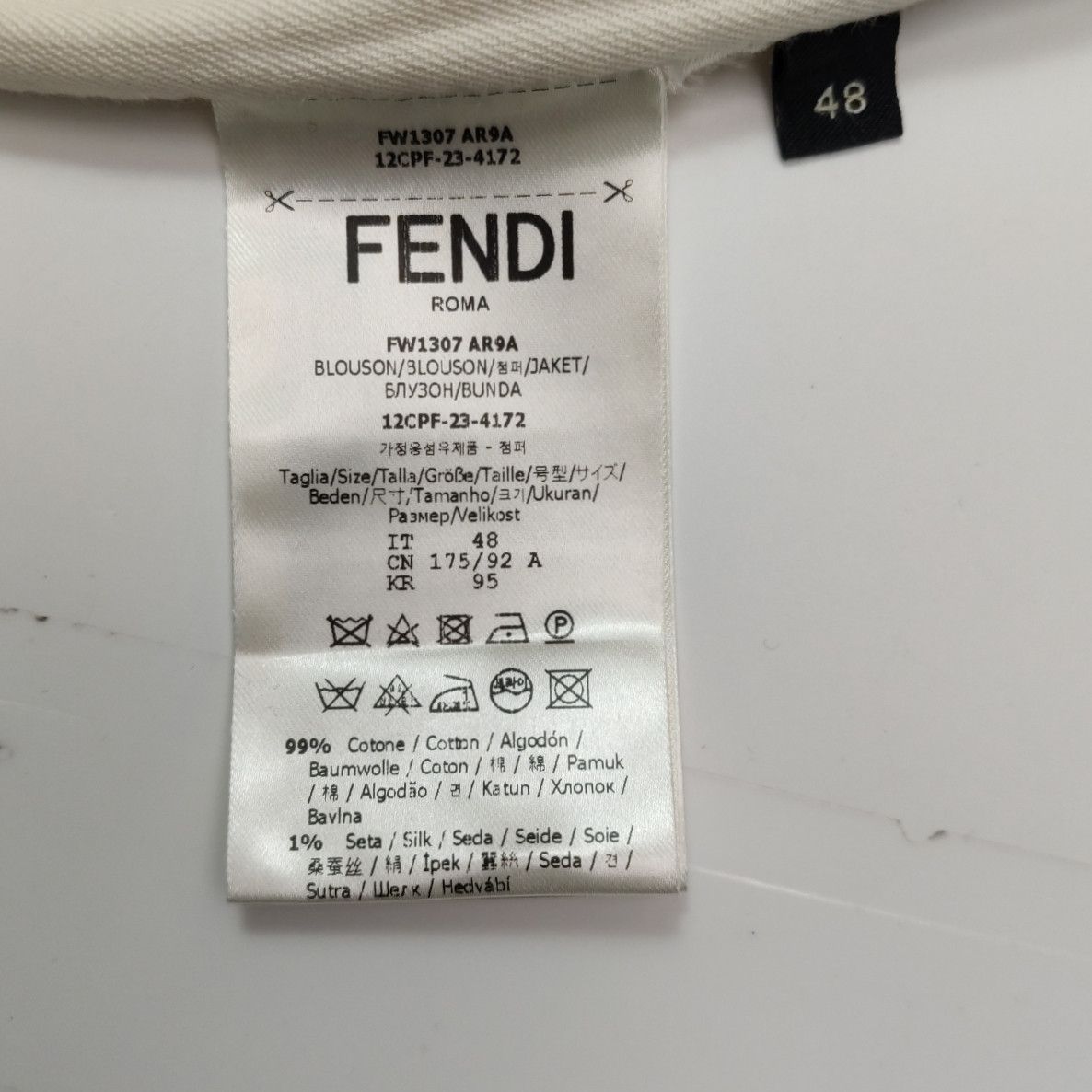 Fendi Fendi Men m Light Jackets Size US M / EU 48-50 / 2 - 7 Thumbnail