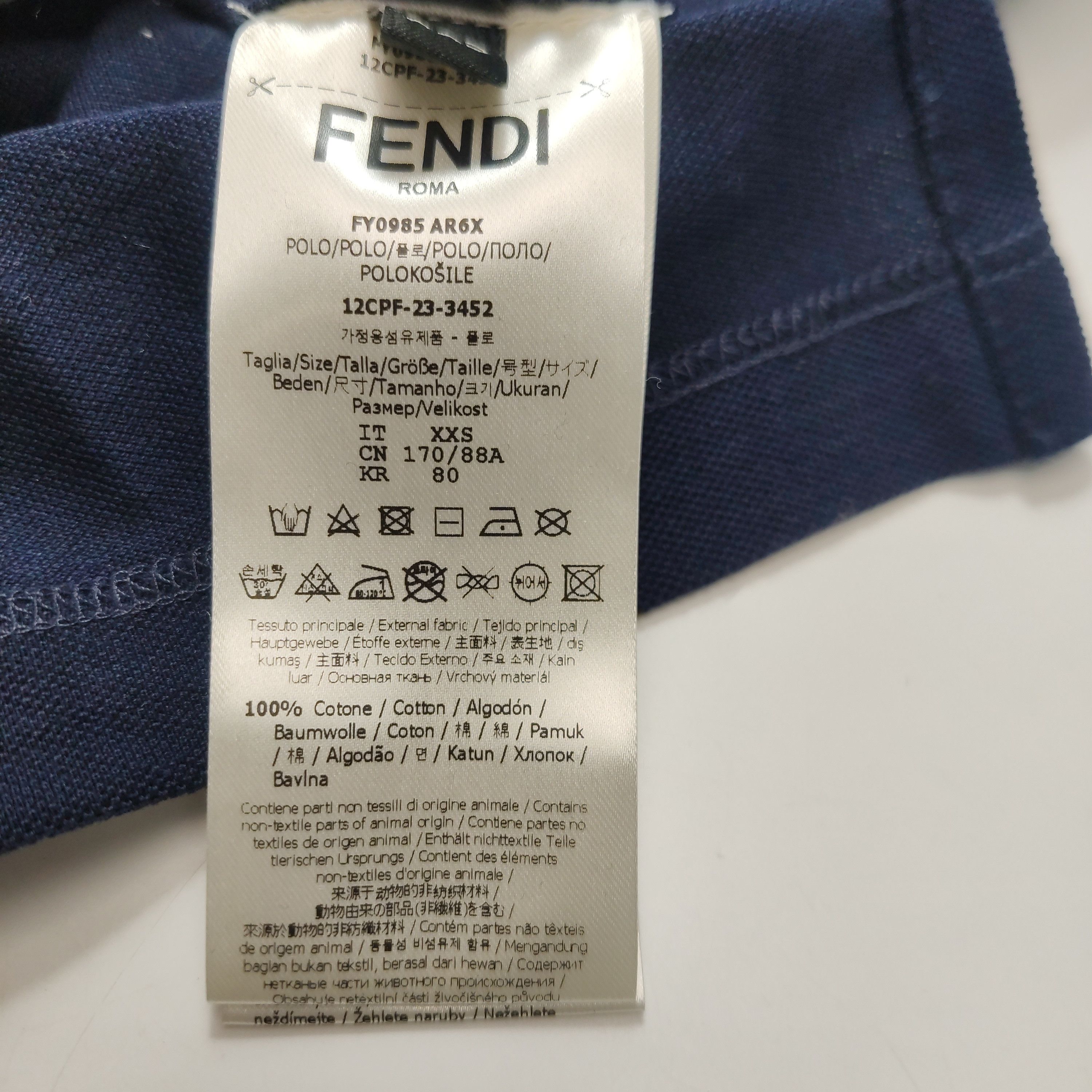 Fendi Fendi Men xxs Short Sleeve Shirts Size US XXS / EU 40 - 9 Thumbnail