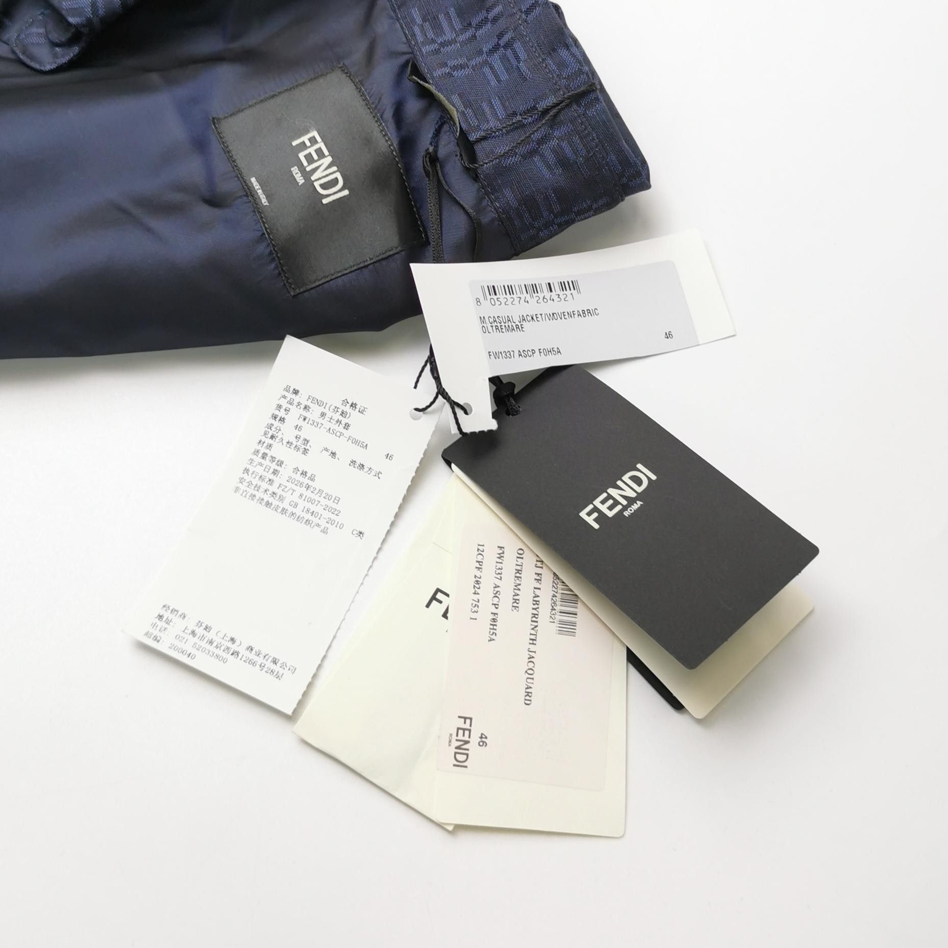 Fendi Fendi Men s Light Jackets Size US S / EU 44-46 / 1 - 4 Thumbnail