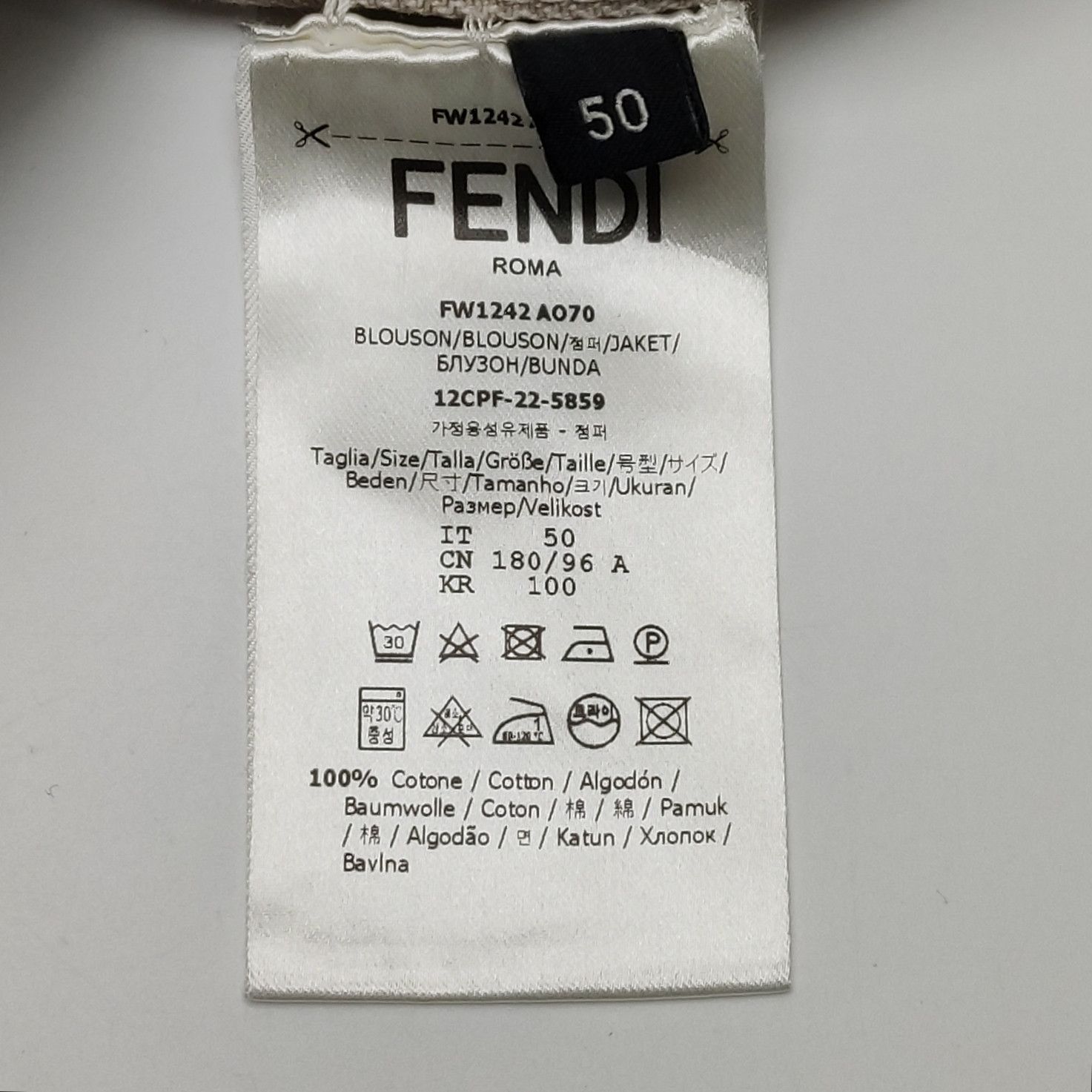 Fendi Fendi Men l Light Jackets Size US L / EU 52-54 / 3 - 7 Thumbnail
