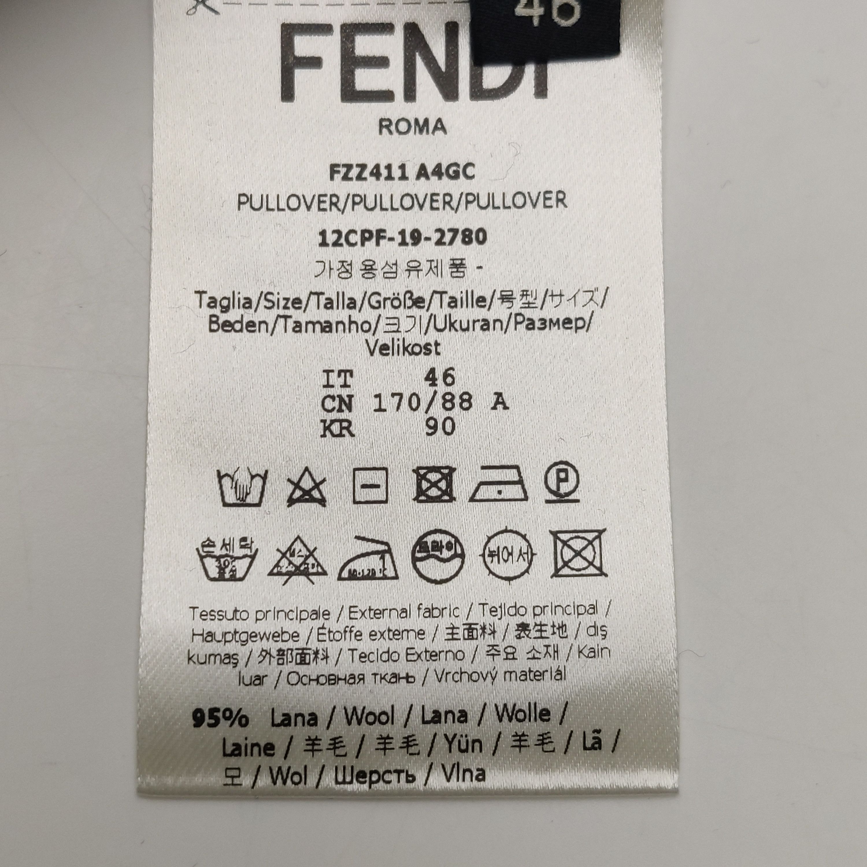 Fendi Fendi Men s Sweaters Knitwear Size US S / EU 44-46 / 1 - 8 Thumbnail