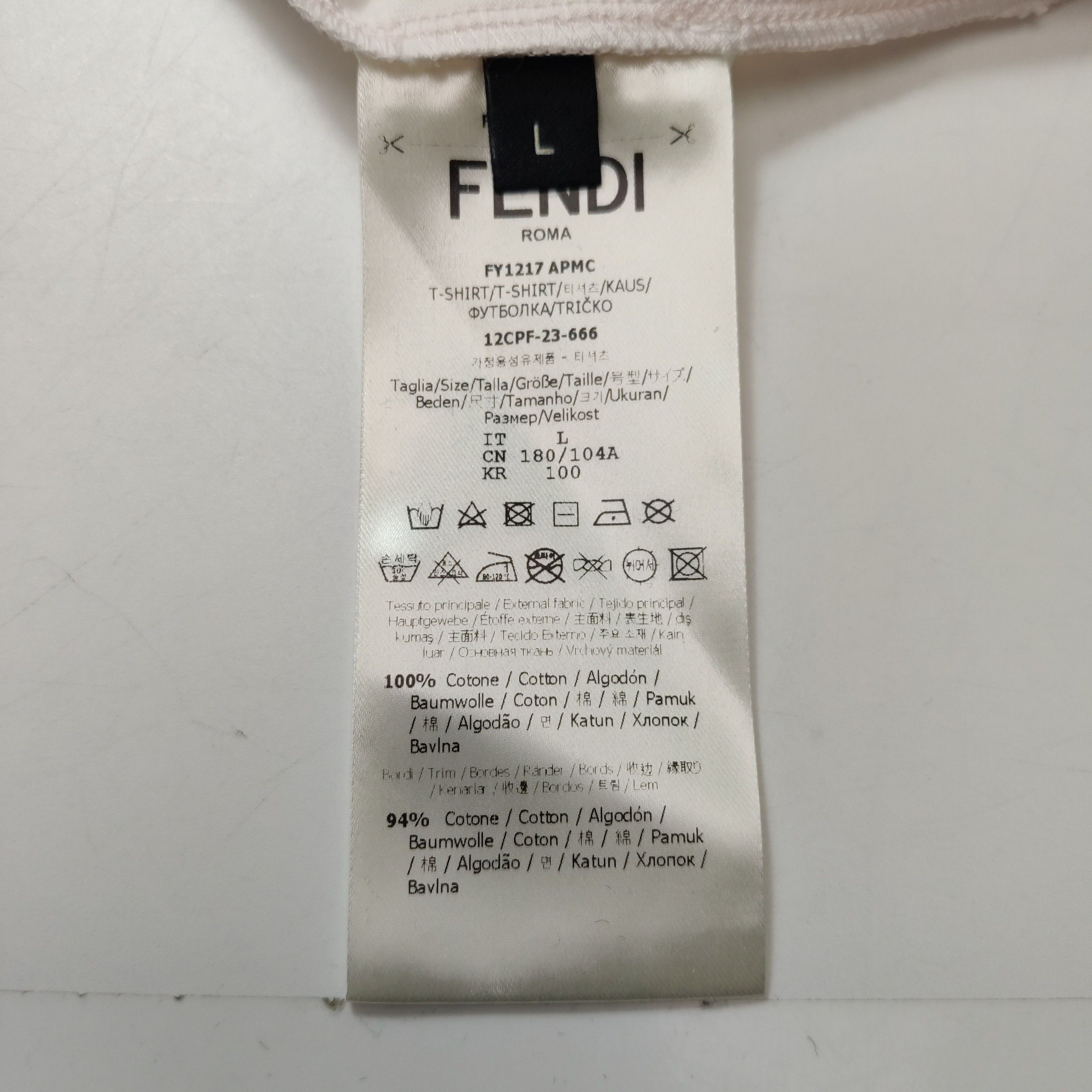 Fendi Fendi Men l Short Sleeve Shirts Size US L / EU 52-54 / 3 - 8 Thumbnail