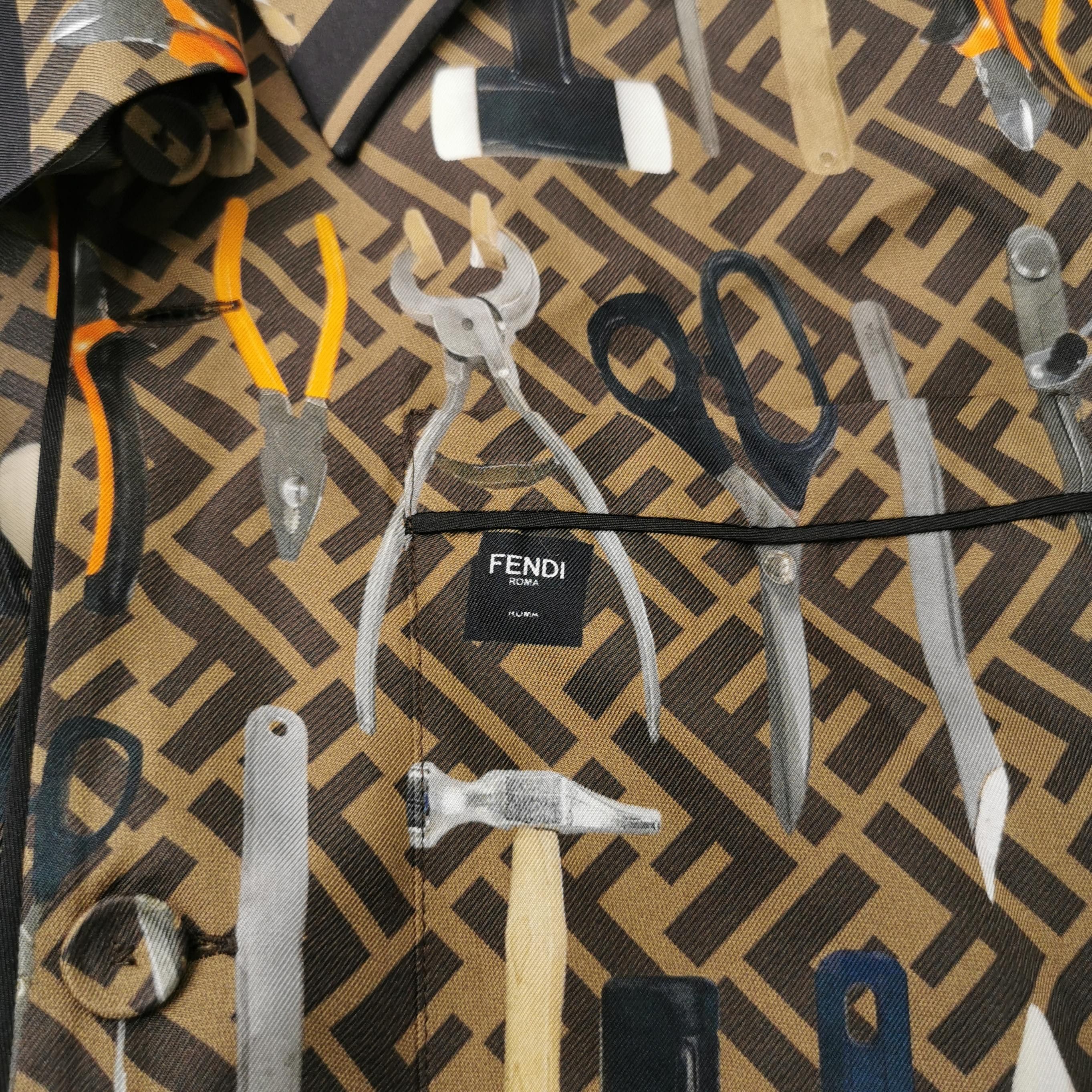Fendi Fendi Men xl Button Ups Size US XL / EU 56 / 4 - 3 Thumbnail