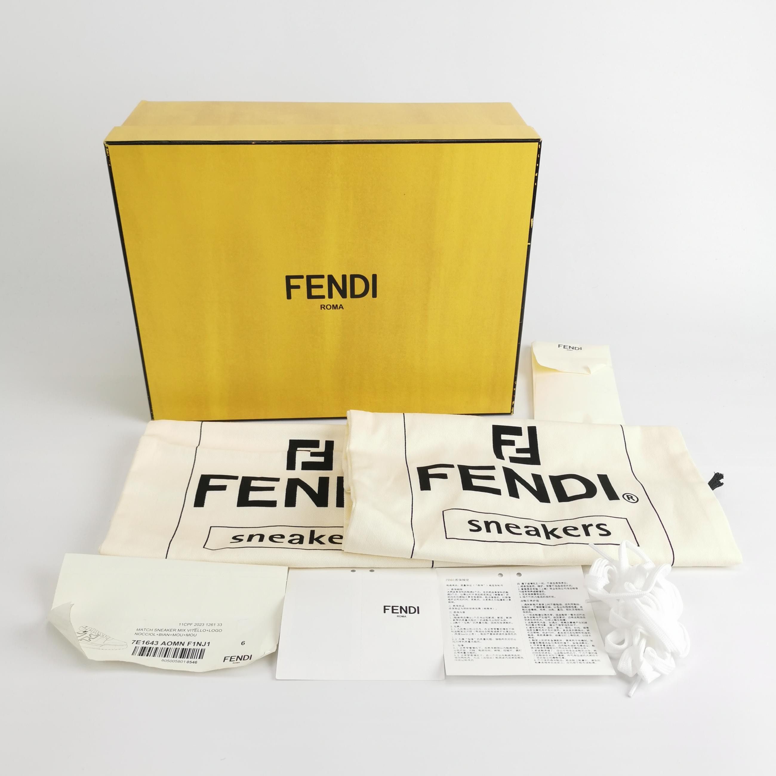 Fendi Fendi Men 7 Lowtop Sneakers Size US 7 / EU 40 - 6 Thumbnail