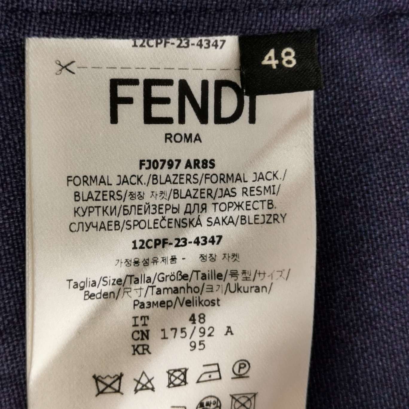 Fendi Fendi Men m Light Jackets Size US M / EU 48-50 / 2 - 6 Thumbnail