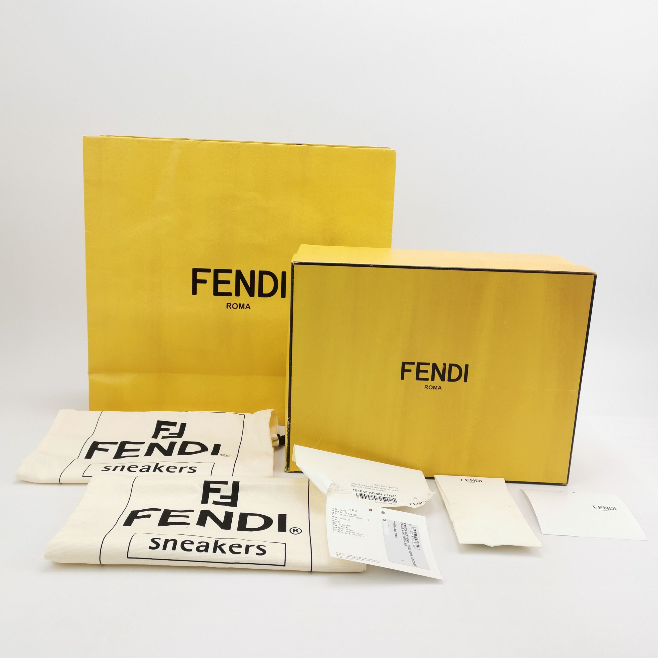 Fendi Fendi Men 7 Lowtop Sneakers Size US 7 / EU 40 - 6 Thumbnail