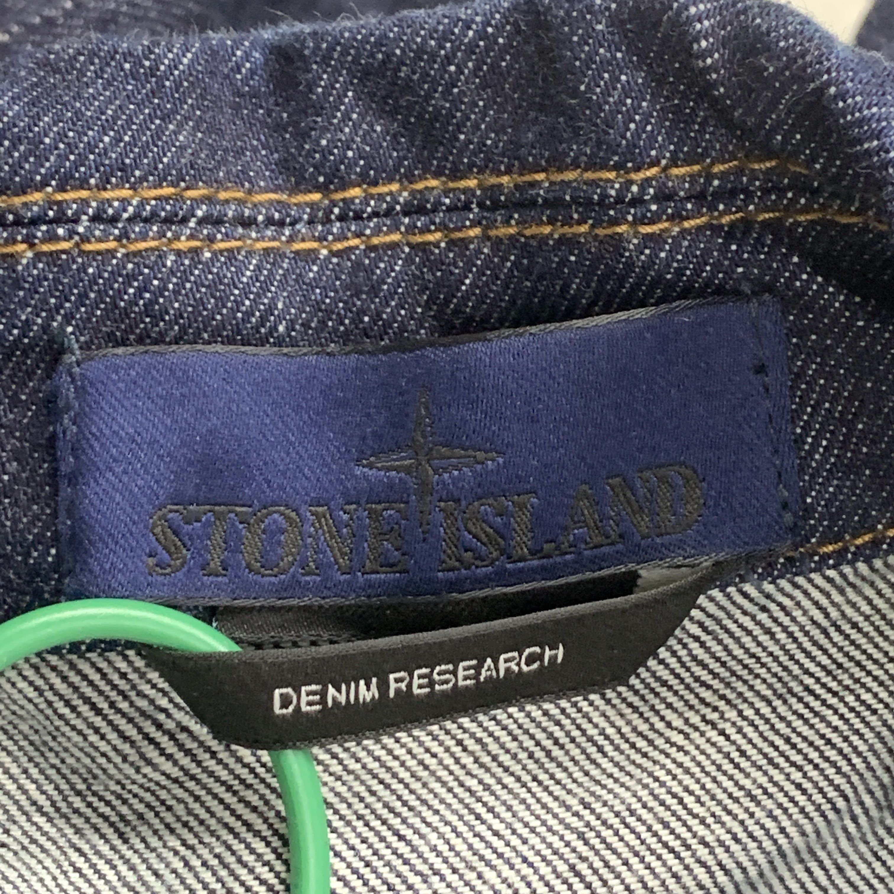 Stone Island Stone Island Denim Logo Patch Jacket Size L Size US L / EU 52-54 / 3 - 2 Thumbnail